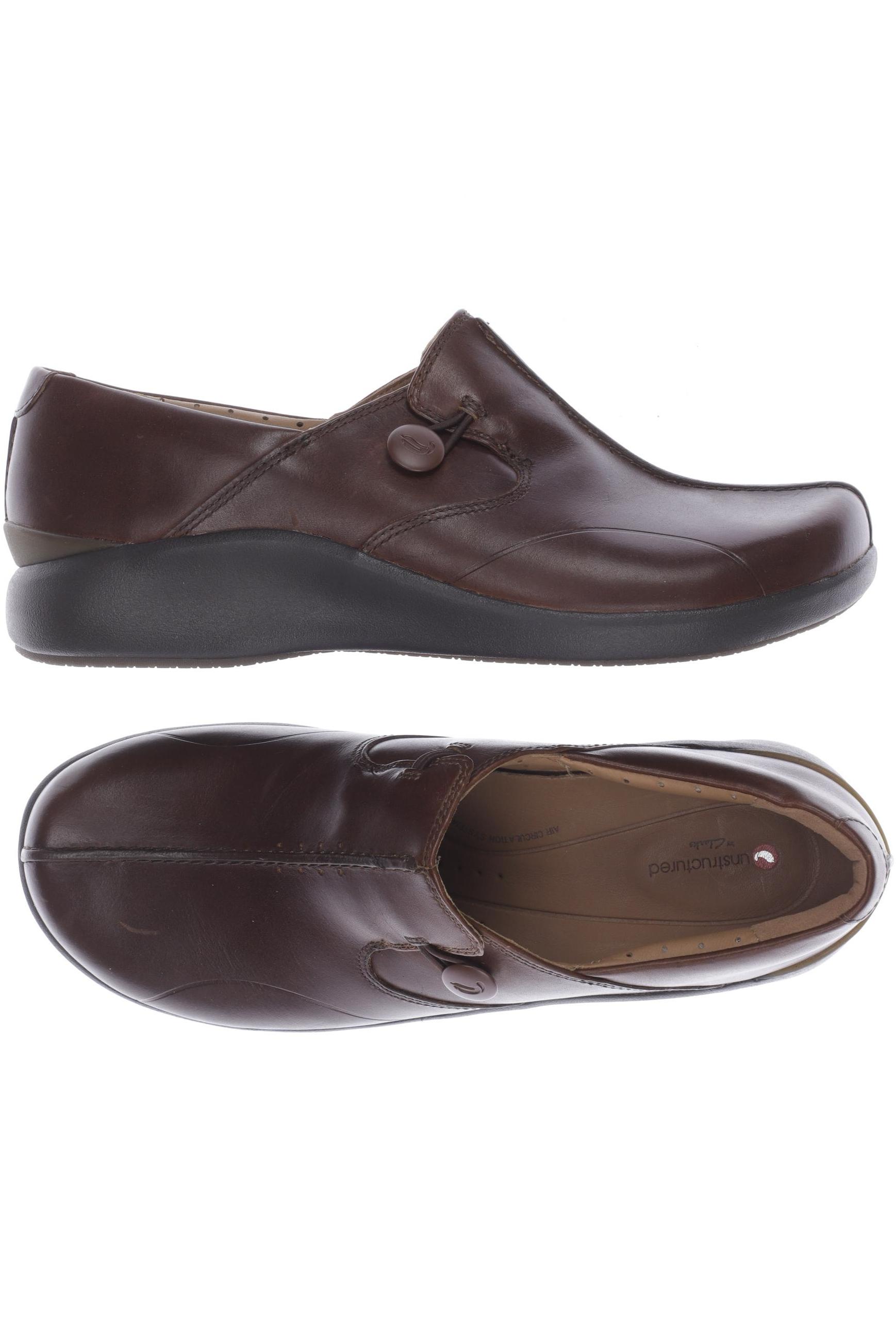 

Clarks Damen Halbschuh, braun, Gr. 41.5
