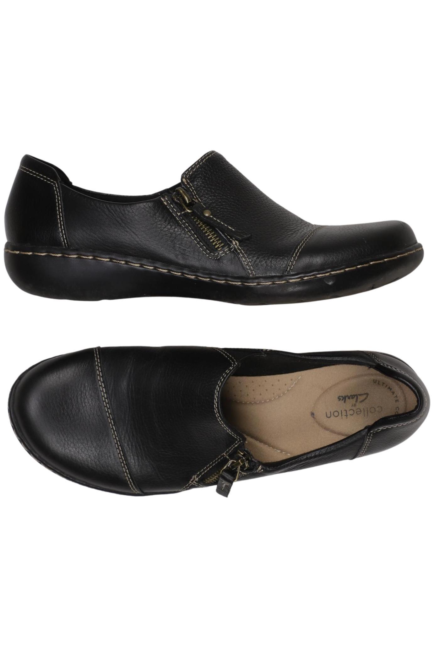 

Clarks Damen Halbschuh, schwarz, Gr. 39.5