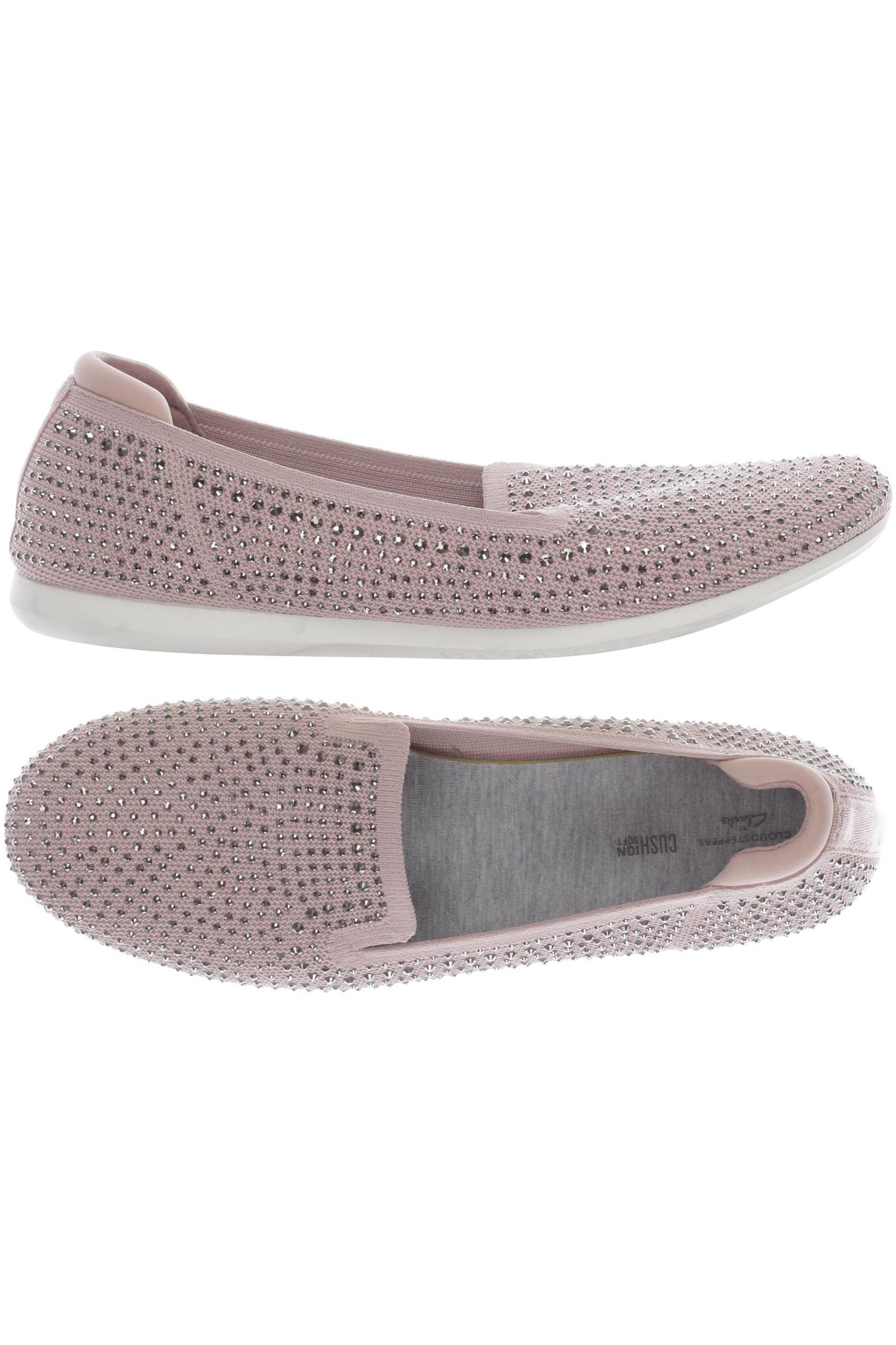 

Clarks Damen Halbschuh, pink, Gr. 42