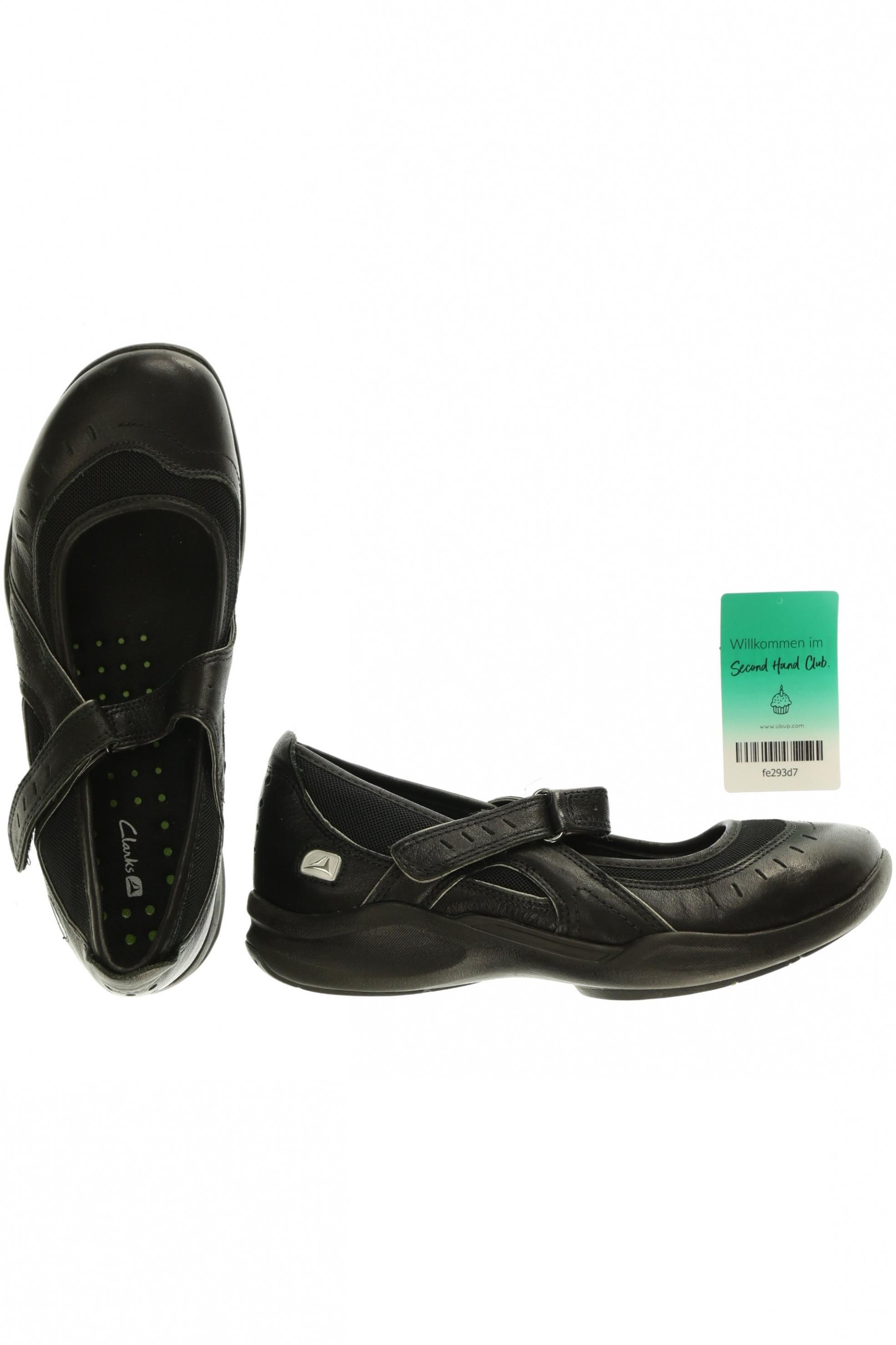 

Clarks Damen Halbschuh, schwarz, Gr. 5.5