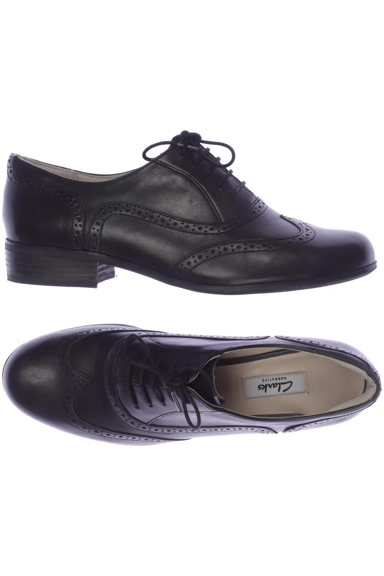 

Clarks Damen Halbschuh, schwarz, Gr. 42