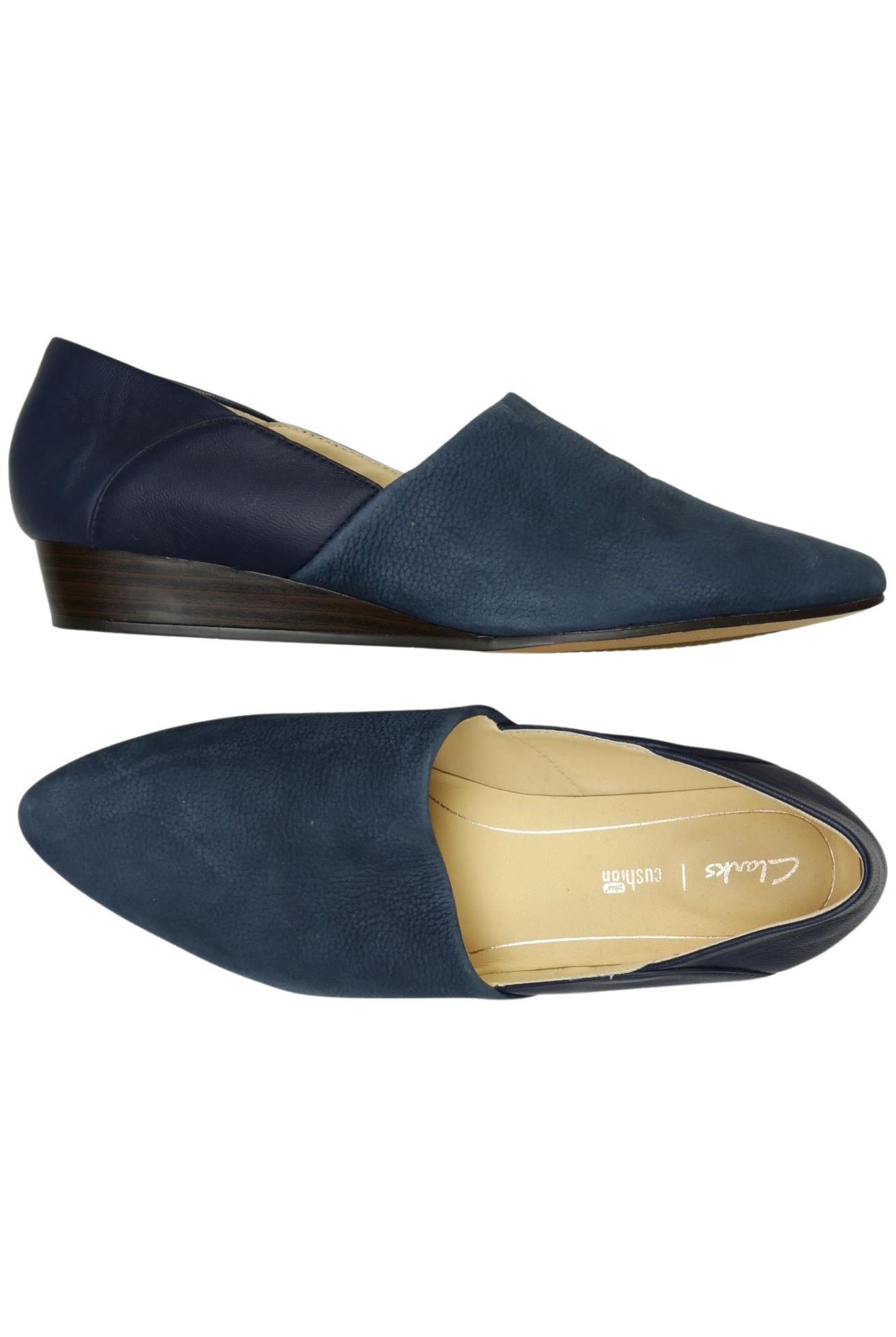 

Clarks Damen Halbschuh, marineblau, Gr. 5.5