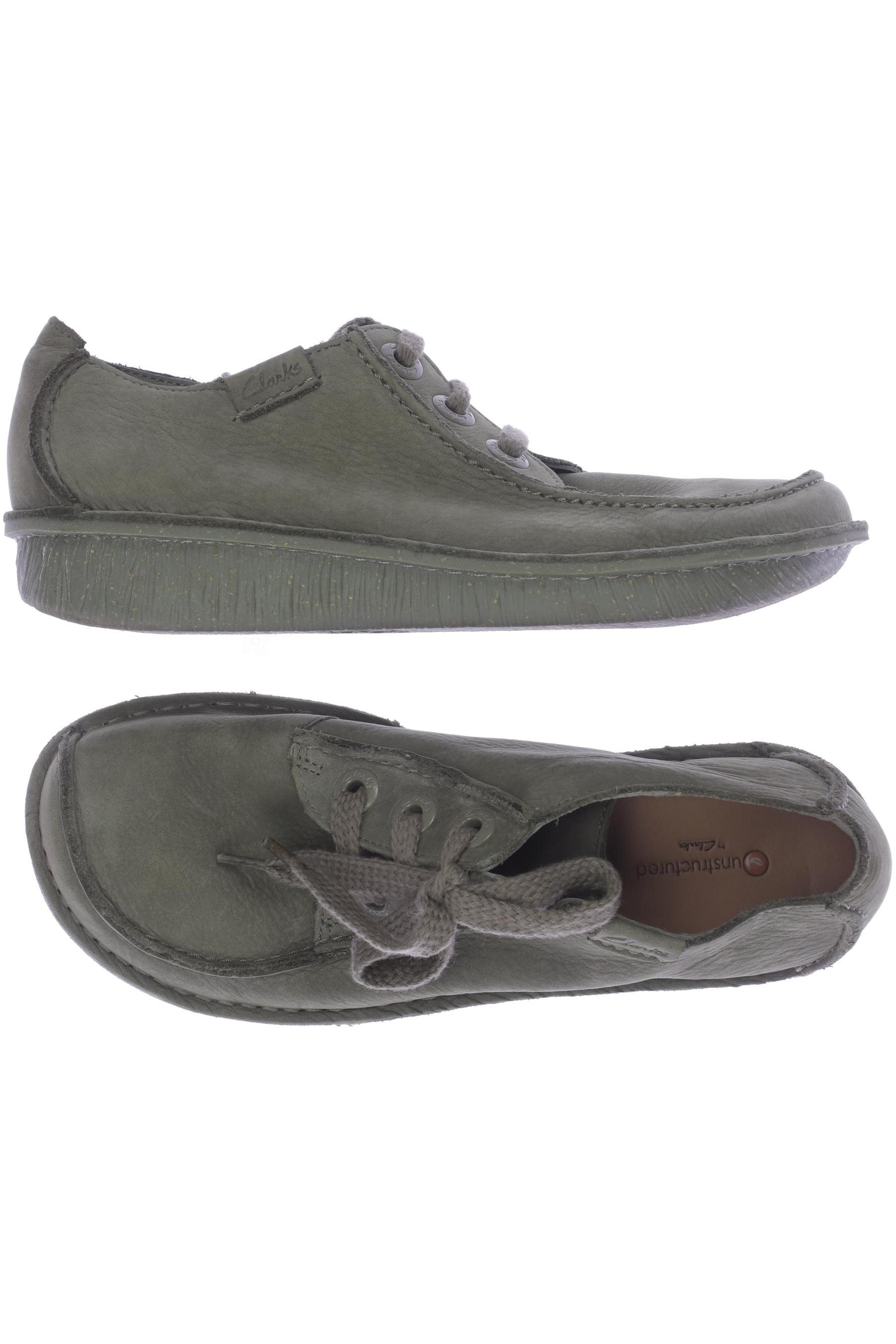 

Clarks Damen Halbschuh, grün, Gr. 39