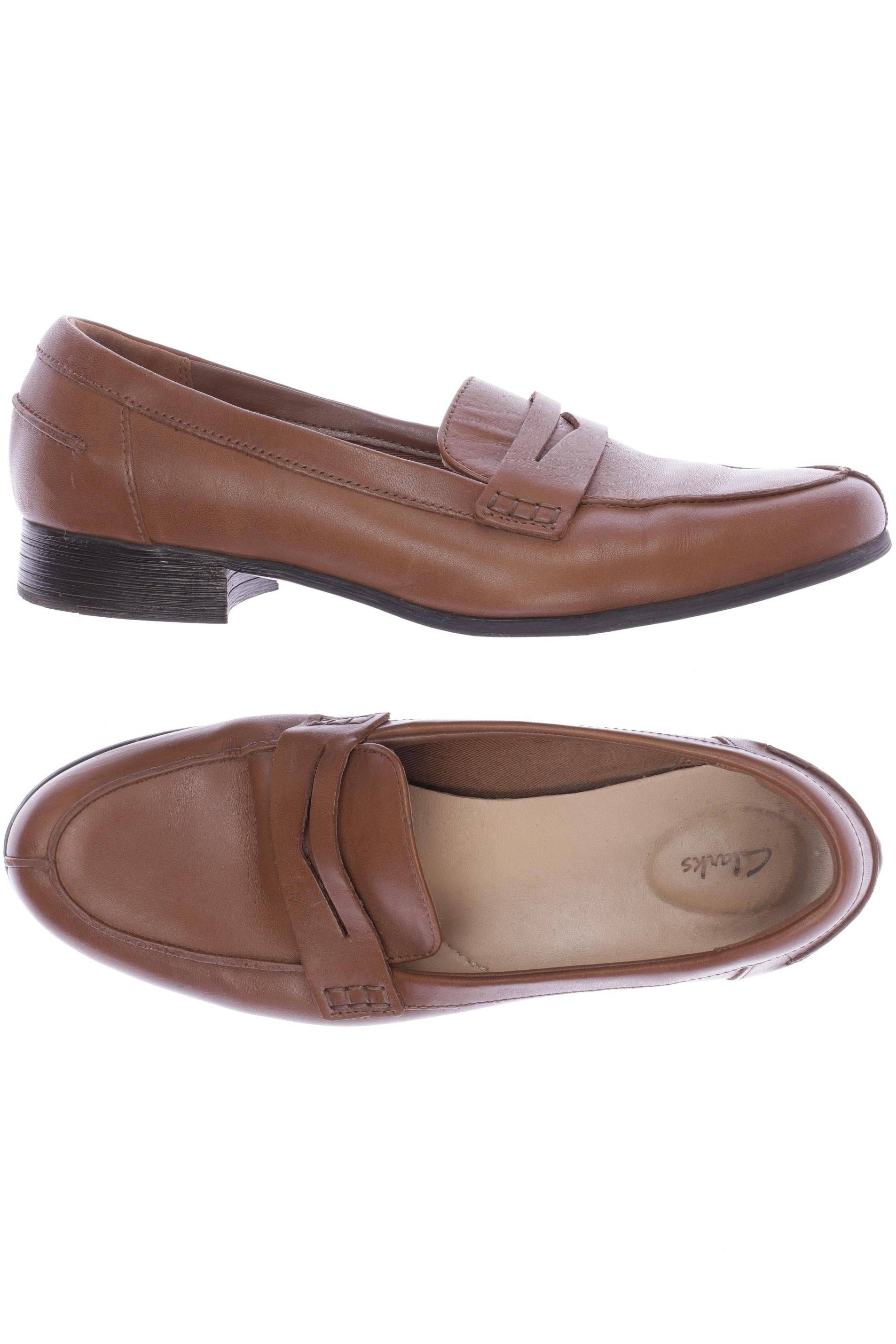 

Clarks Damen Halbschuh, braun, Gr. 41