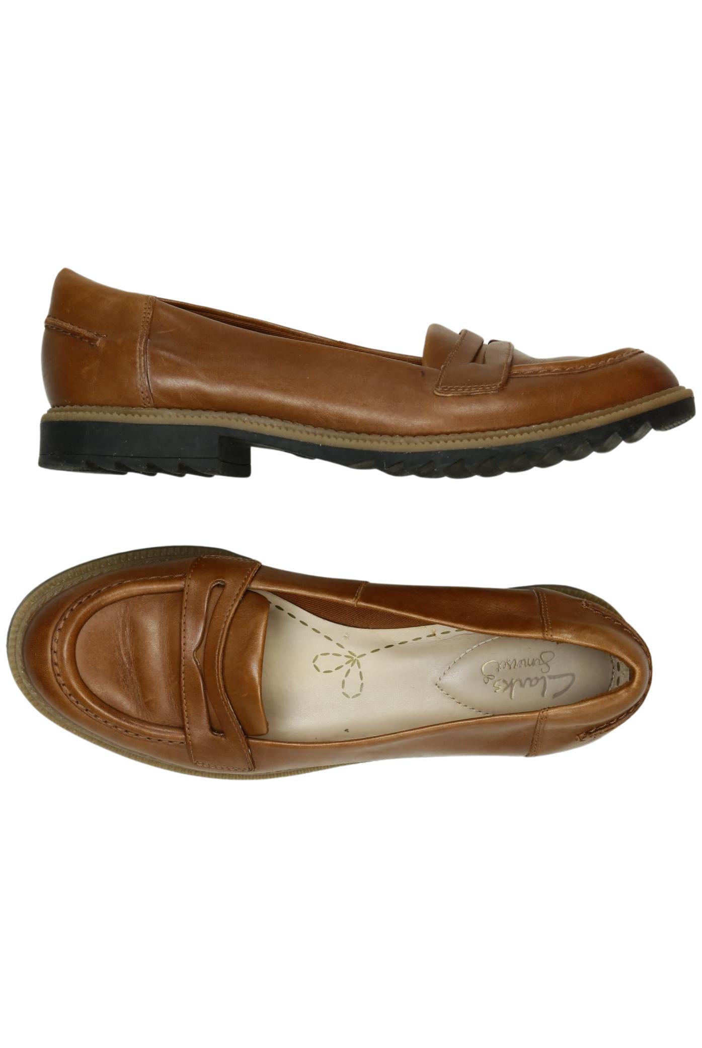 

Clarks Damen Halbschuh, braun, Gr. 37.5