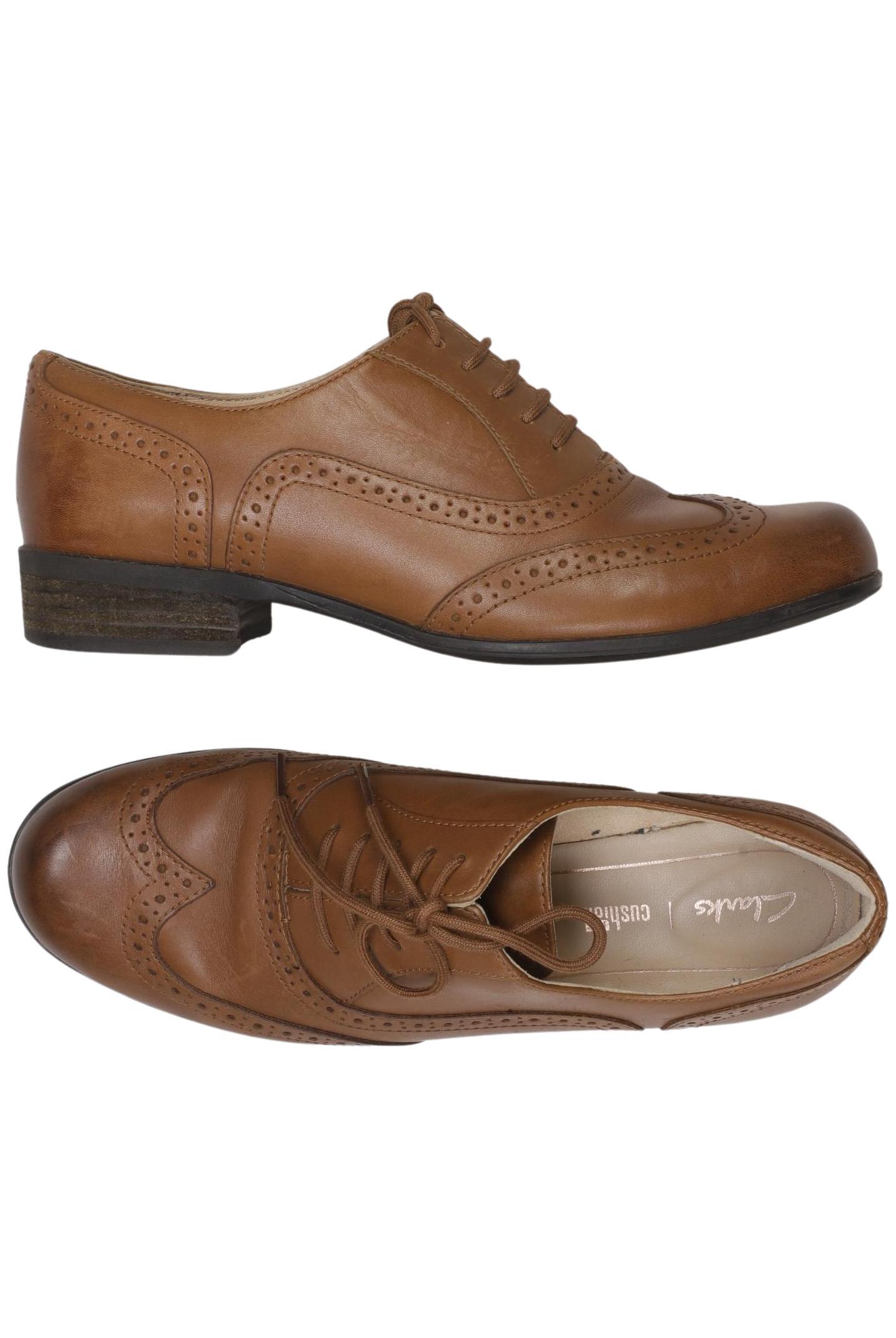 

Clarks Damen Halbschuh, braun, Gr. 38