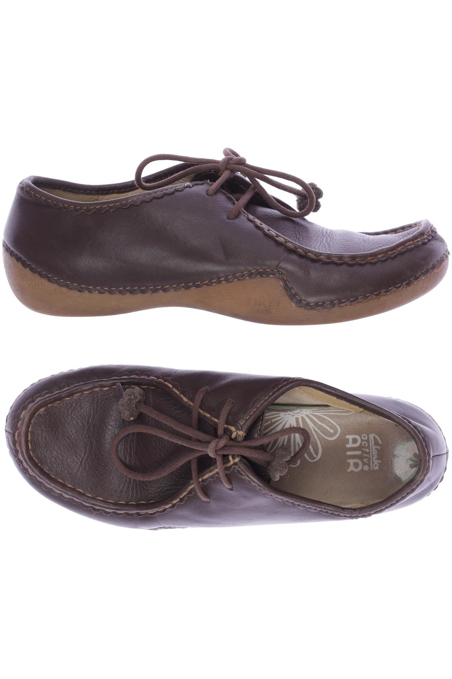 

Clarks Damen Halbschuh, braun, Gr. 5