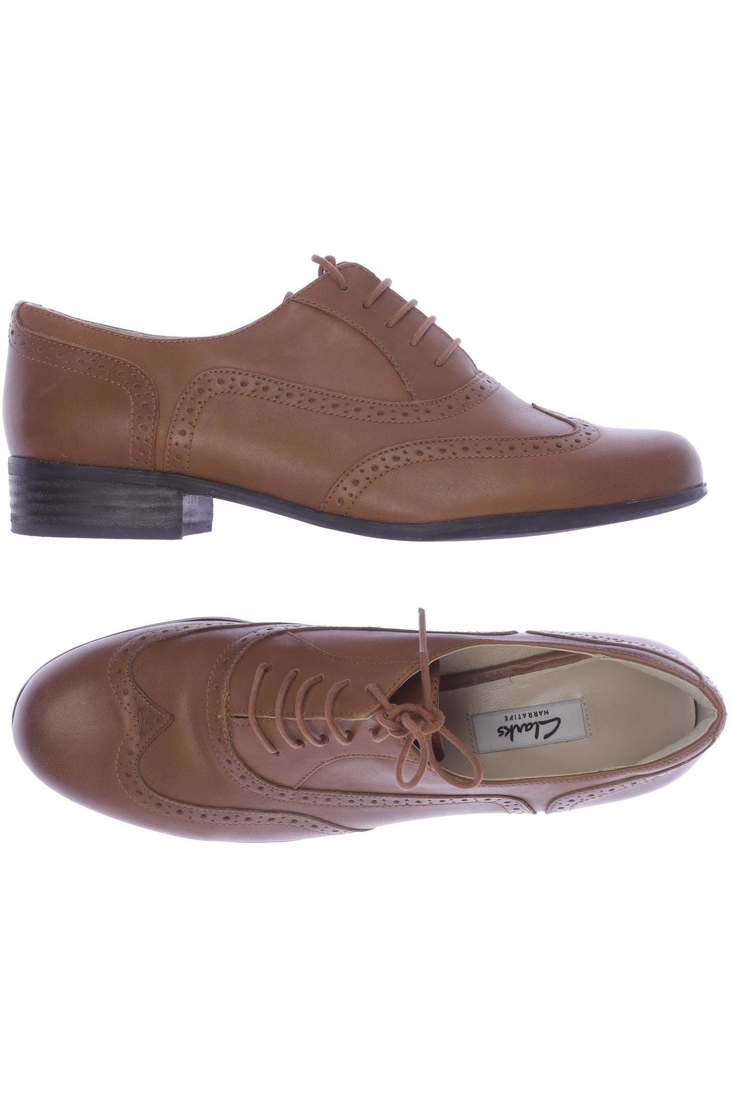 

Clarks Damen Halbschuh, braun, Gr. 42