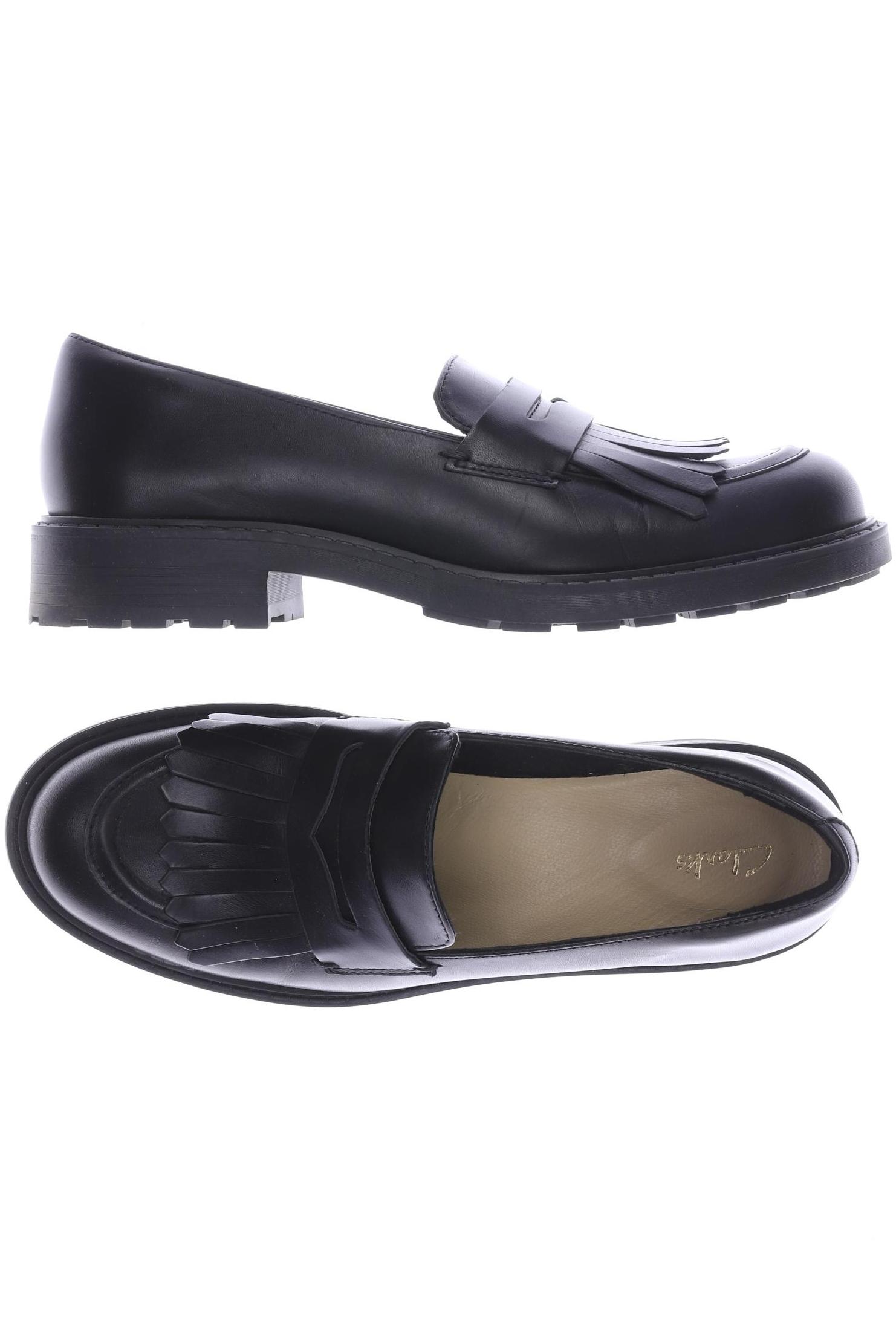 

Clarks Damen Halbschuh, schwarz