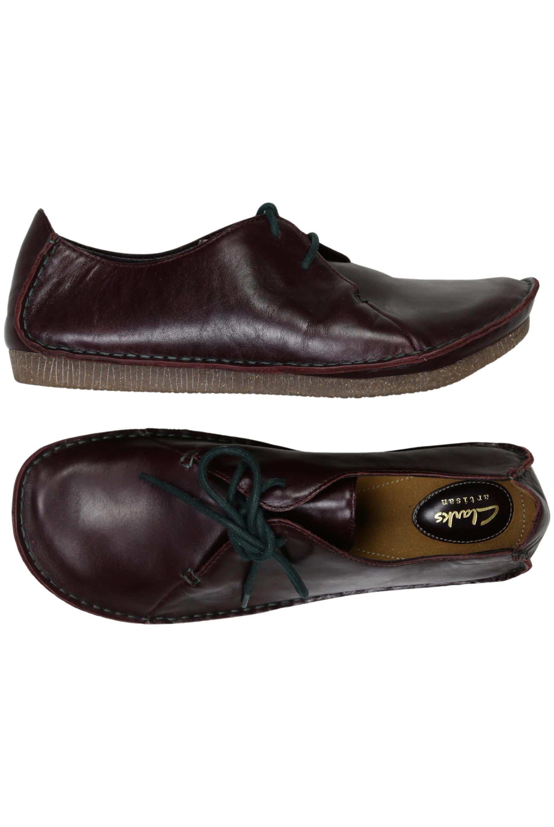 

Clarks Damen Halbschuh, bordeaux, Gr. 43