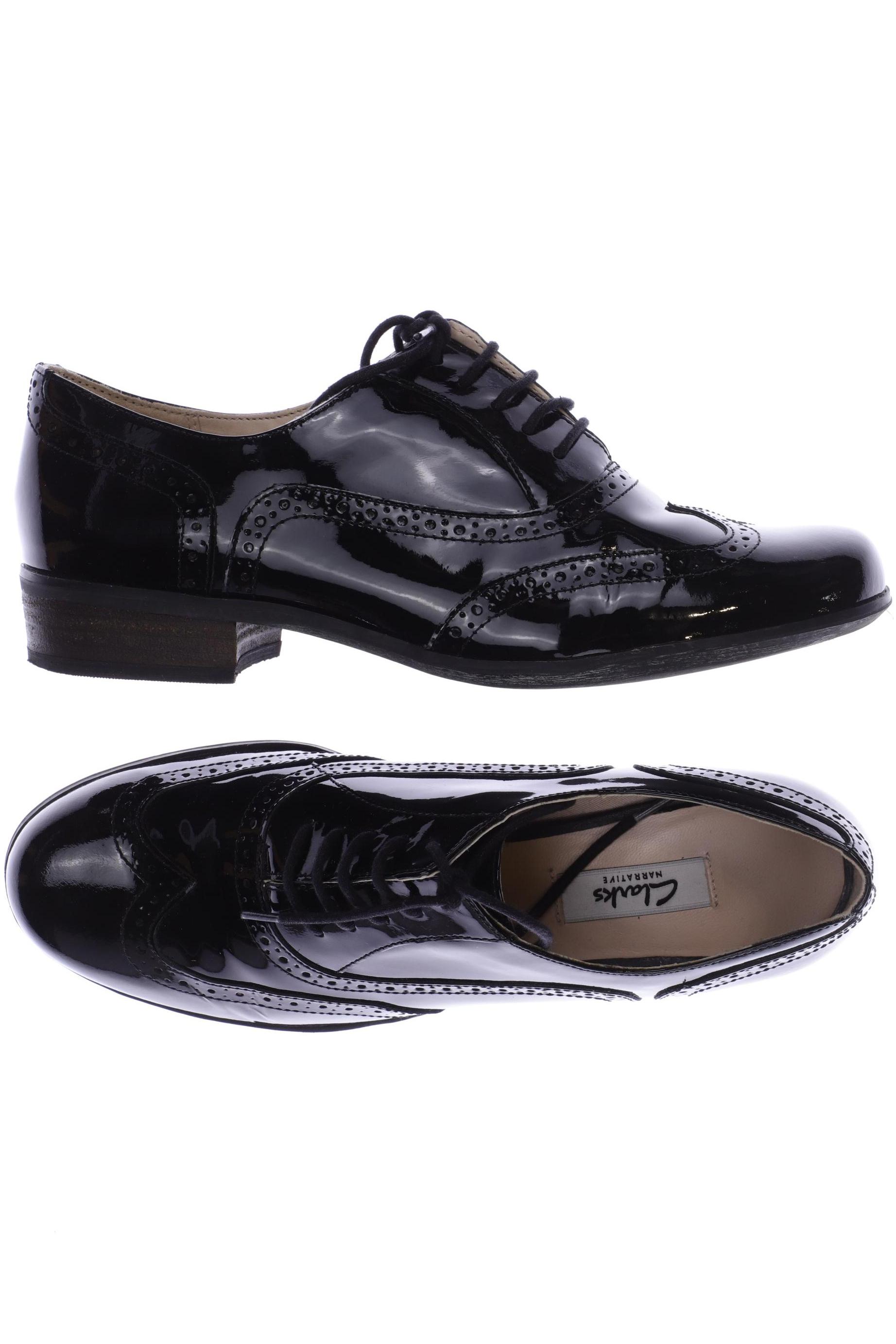 

Clarks Damen Halbschuh, schwarz, Gr. 39.5