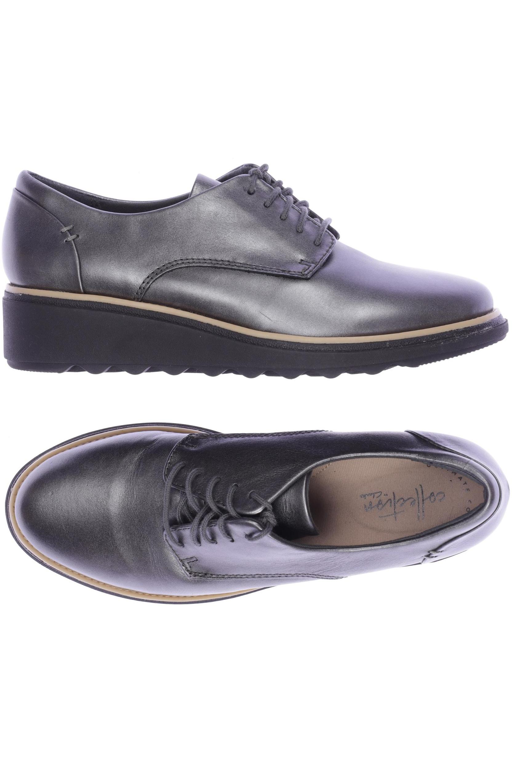 

Clarks Damen Halbschuh, grau, Gr. 37.5