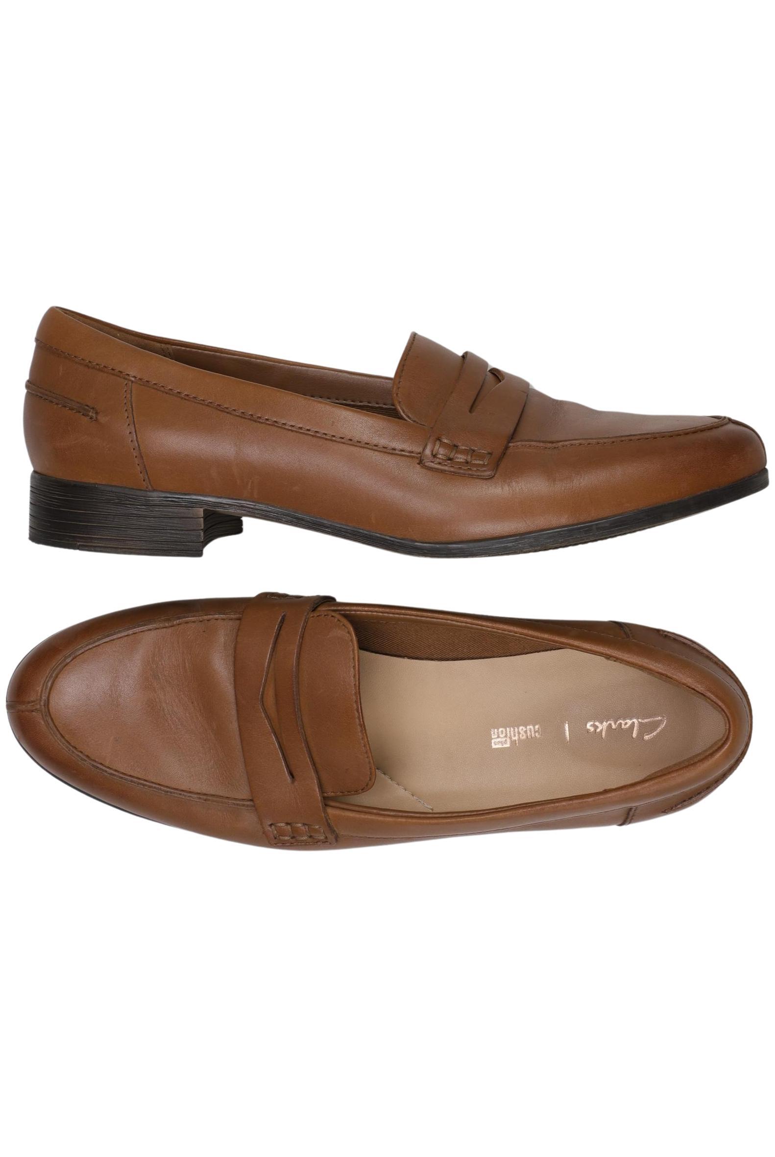 

Clarks Damen Halbschuh, braun, Gr. 40