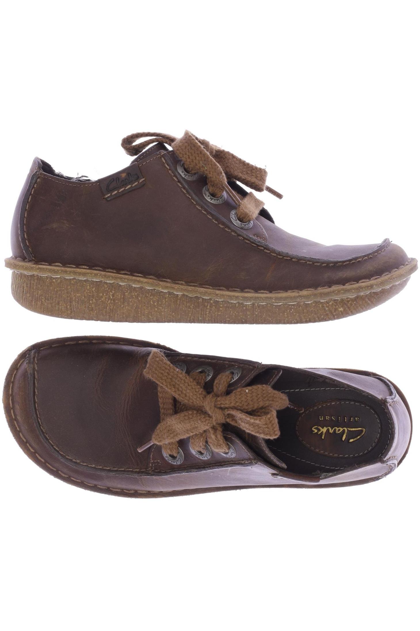 

Clarks Damen Halbschuh, braun, Gr. 4