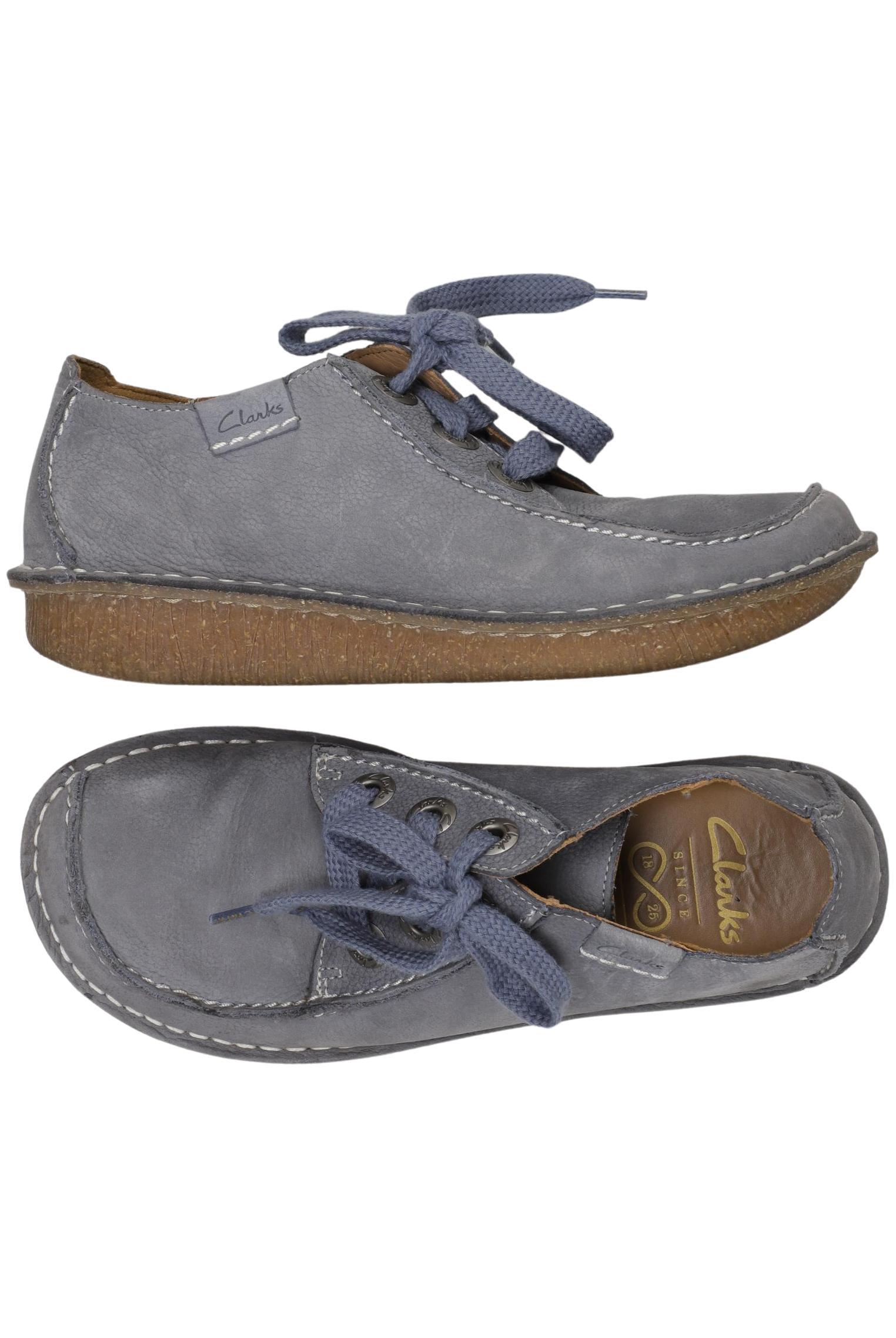 

Clarks Damen Halbschuh, blau, Gr. 4.5