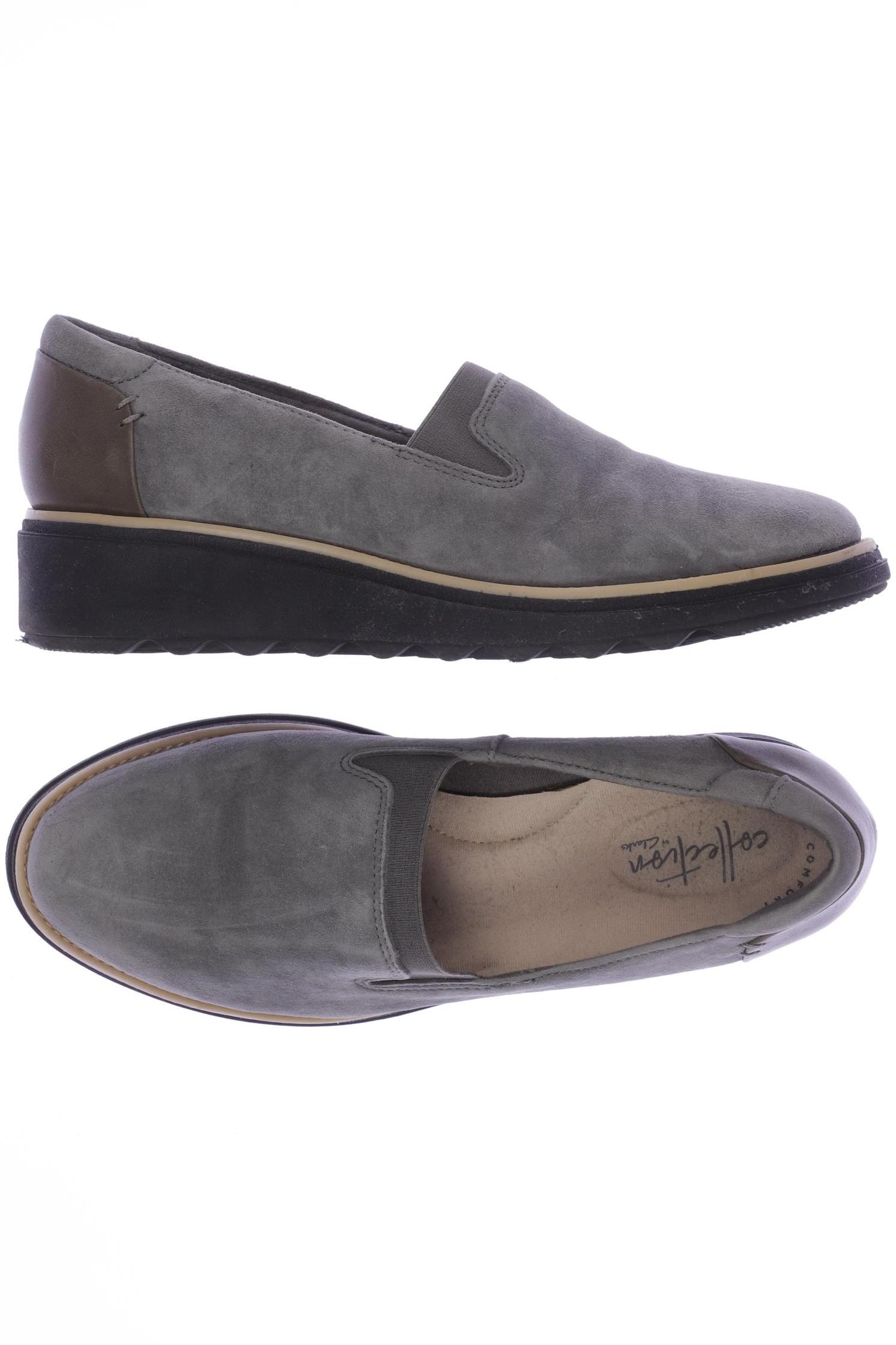 

Clarks Damen Halbschuh, grau, Gr. 37