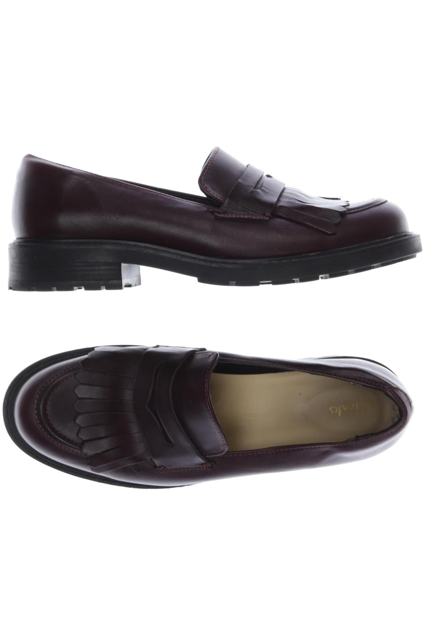 

Clarks Damen Halbschuh, bordeaux, Gr. 40