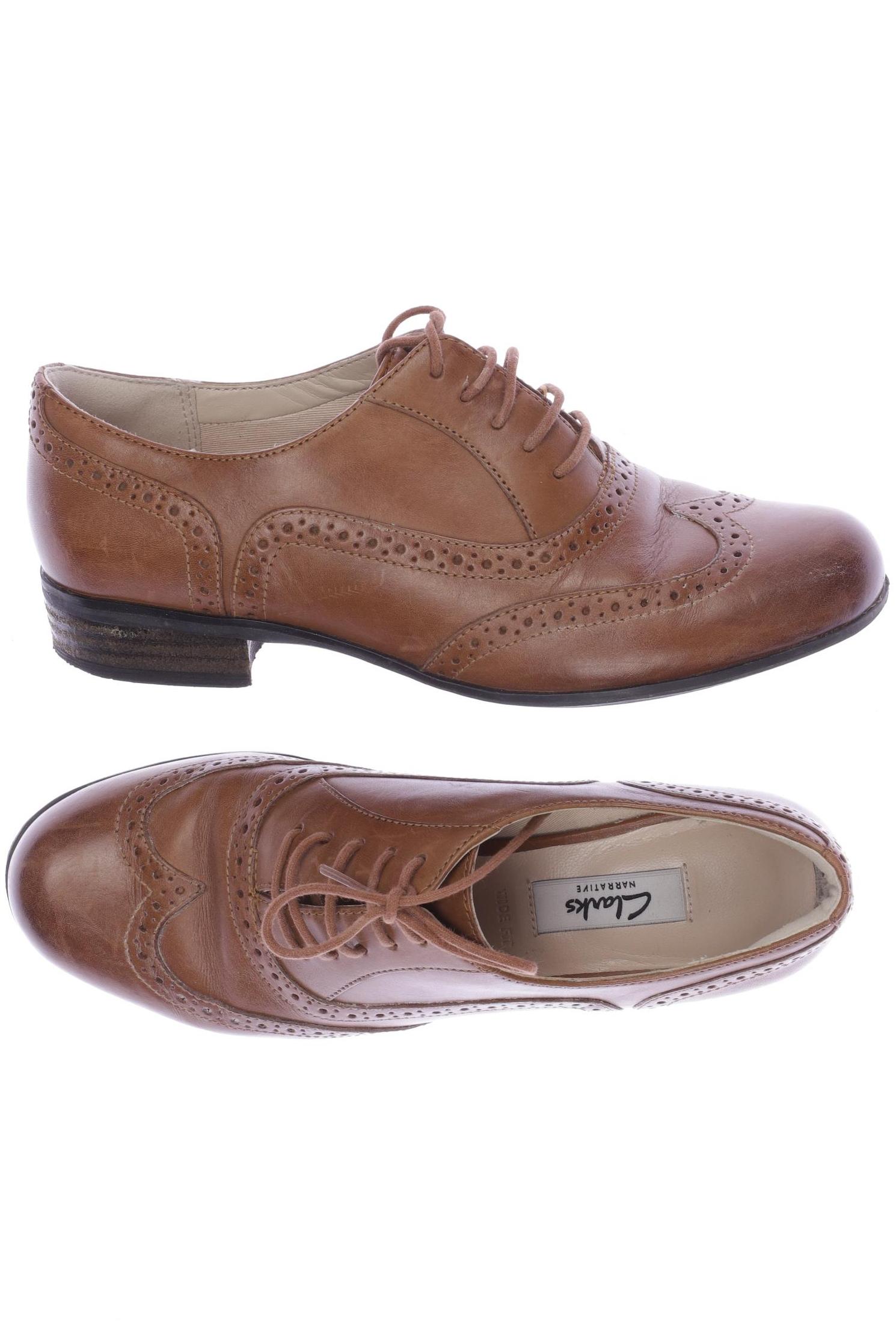 

Clarks Damen Halbschuh, braun, Gr. 37.5