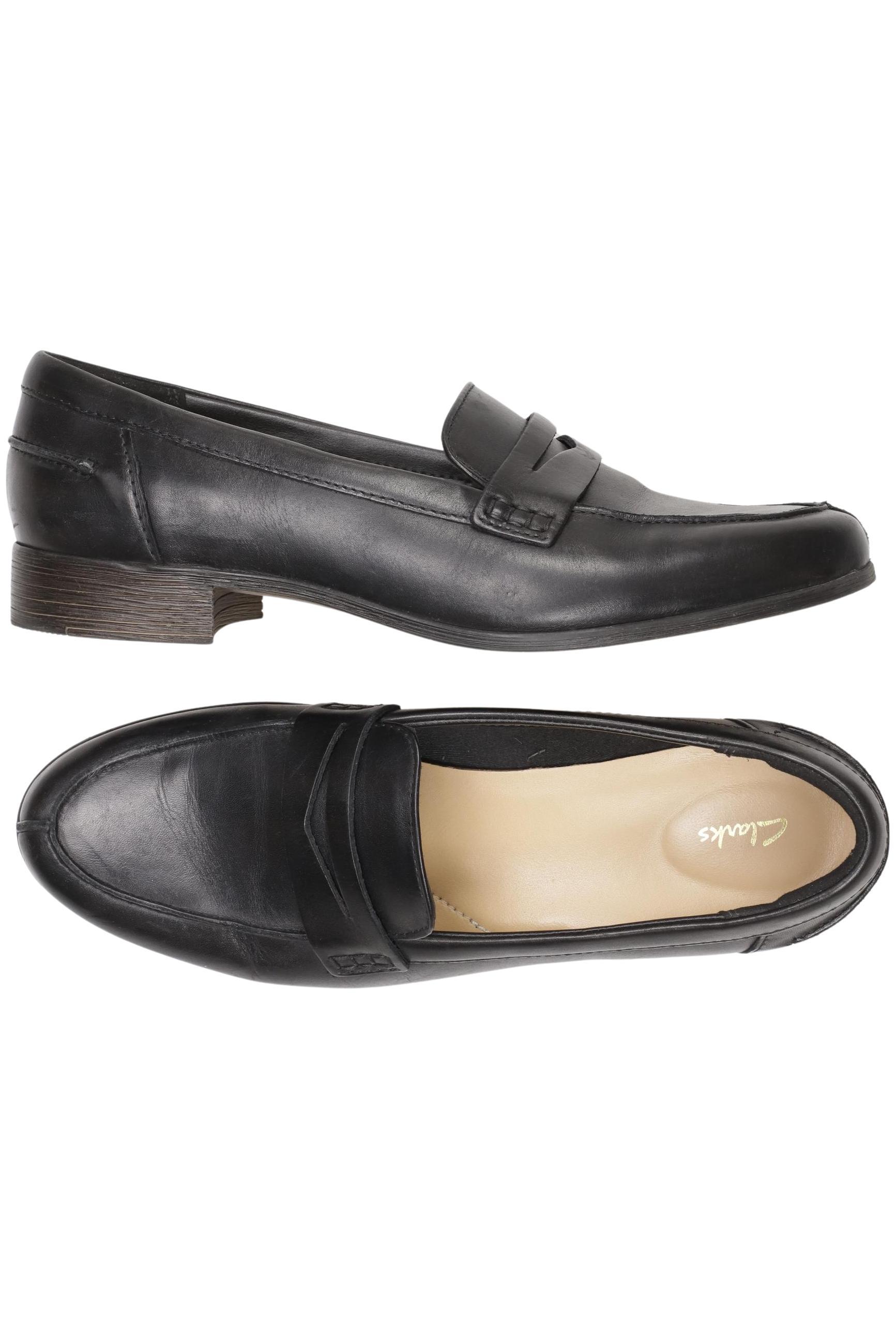 

Clarks Damen Halbschuh, schwarz, Gr. 41.5