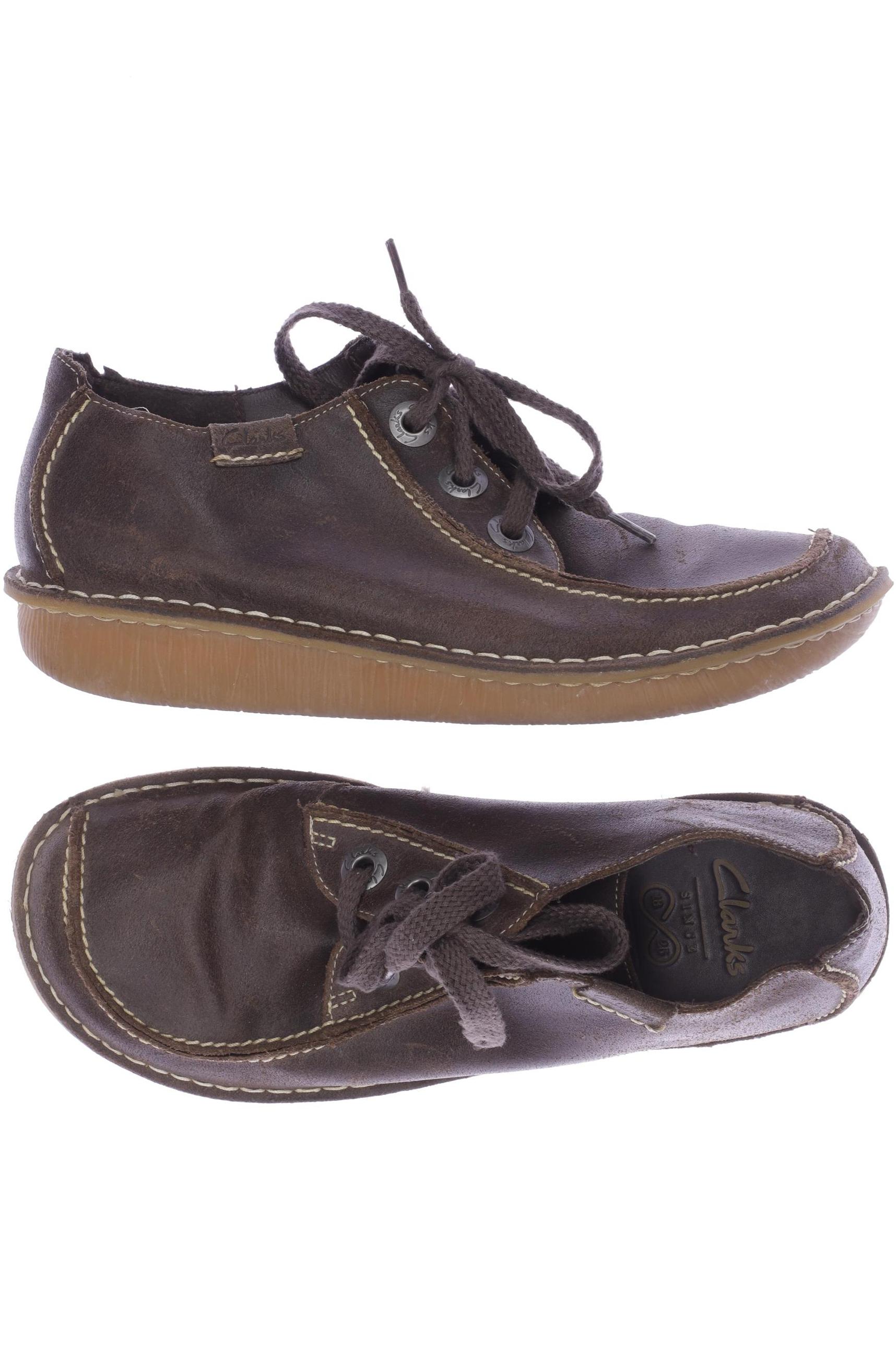 

Clarks Damen Halbschuh, braun, Gr. 6.5