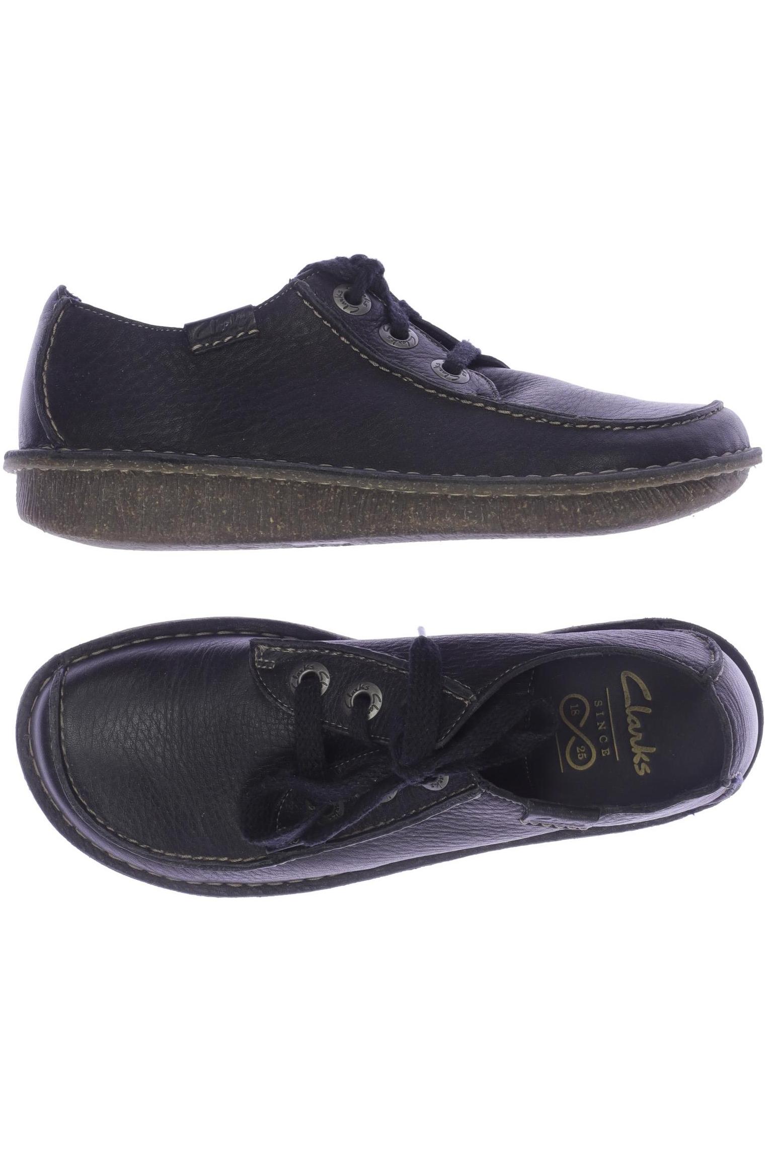 

Clarks Damen Halbschuh, marineblau, Gr. 7