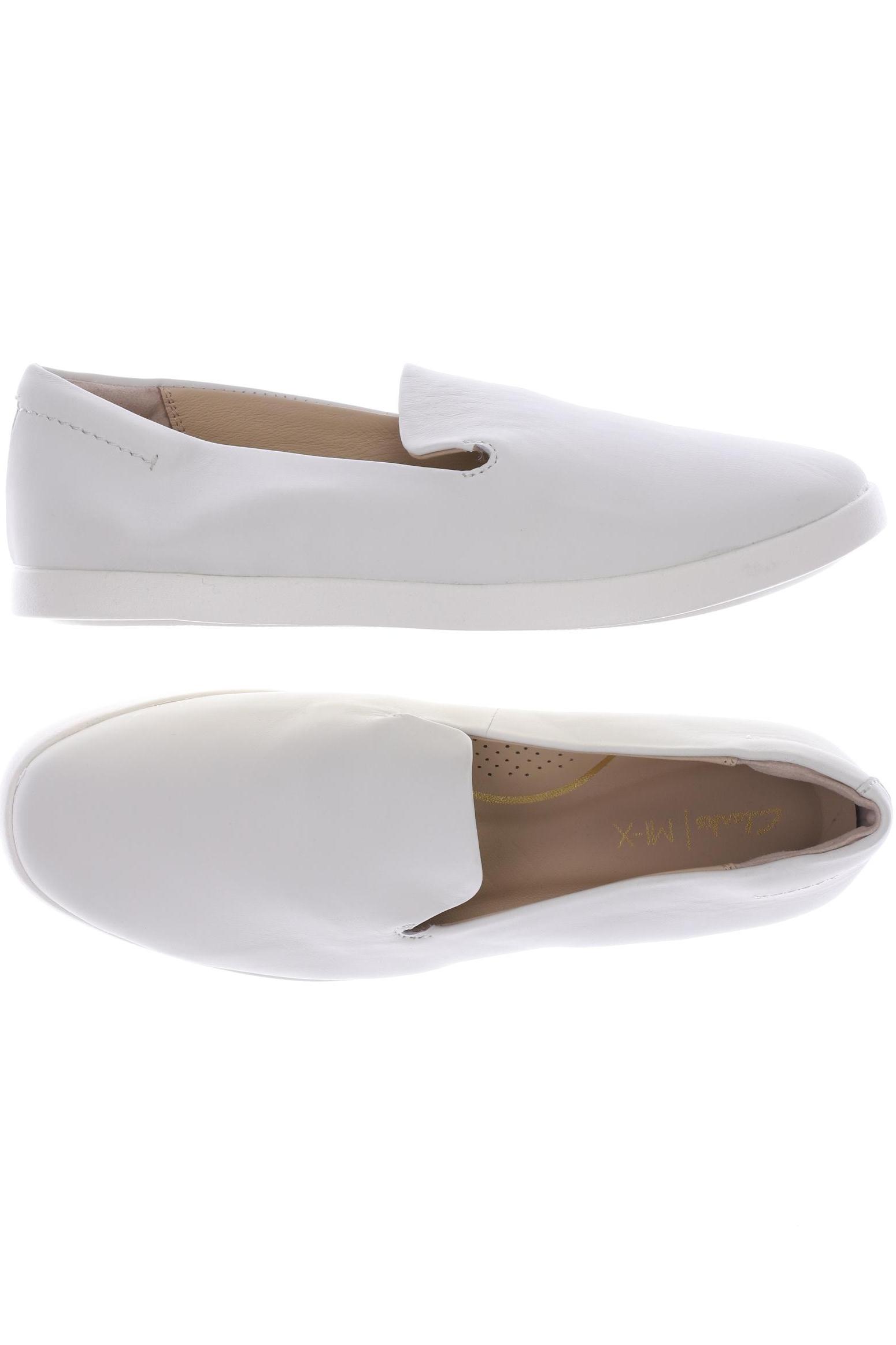 

Clarks Damen Halbschuh, cremeweiß, Gr. 39.5