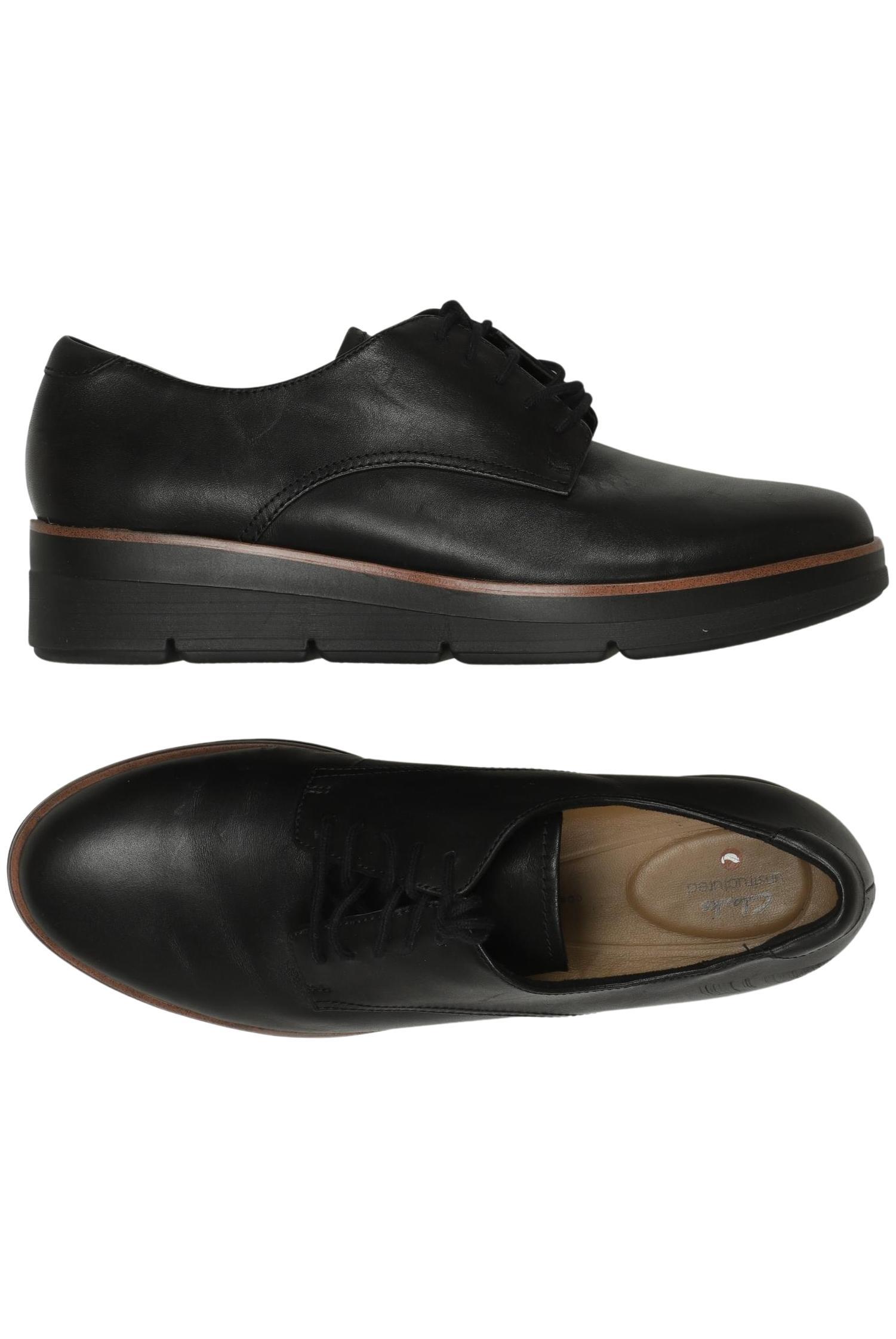 

Clarks Damen Halbschuh, schwarz, Gr. 41.5