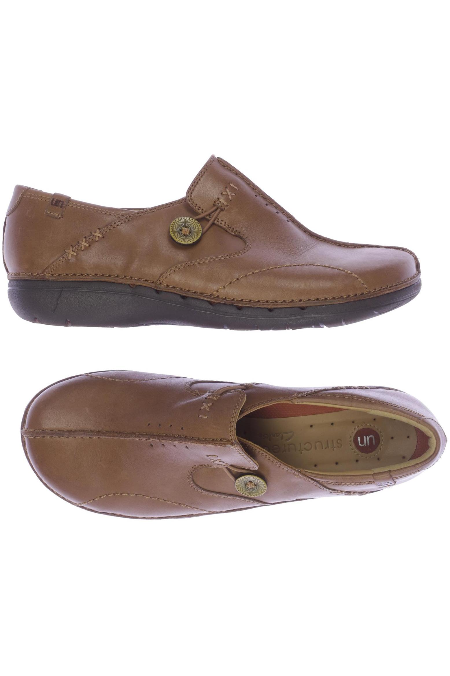 

Clarks Damen Halbschuh, braun, Gr. 4