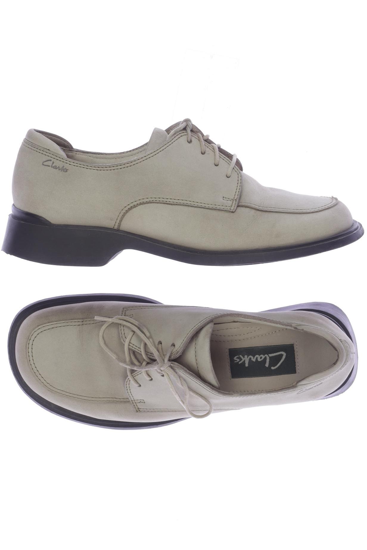 

Clarks Damen Halbschuh, beige, Gr. 3.5