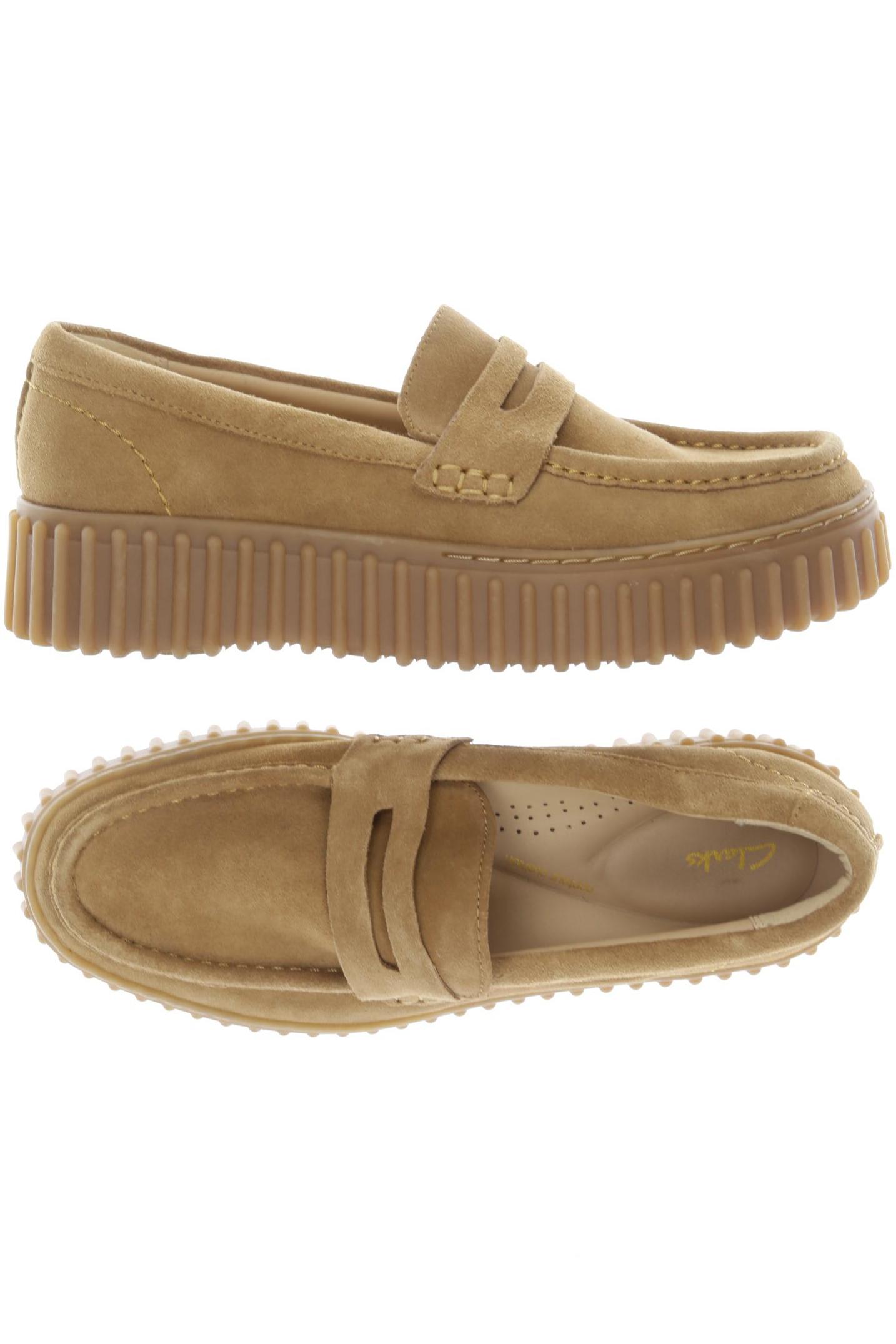 

Clarks Damen Halbschuh, beige, Gr. 40