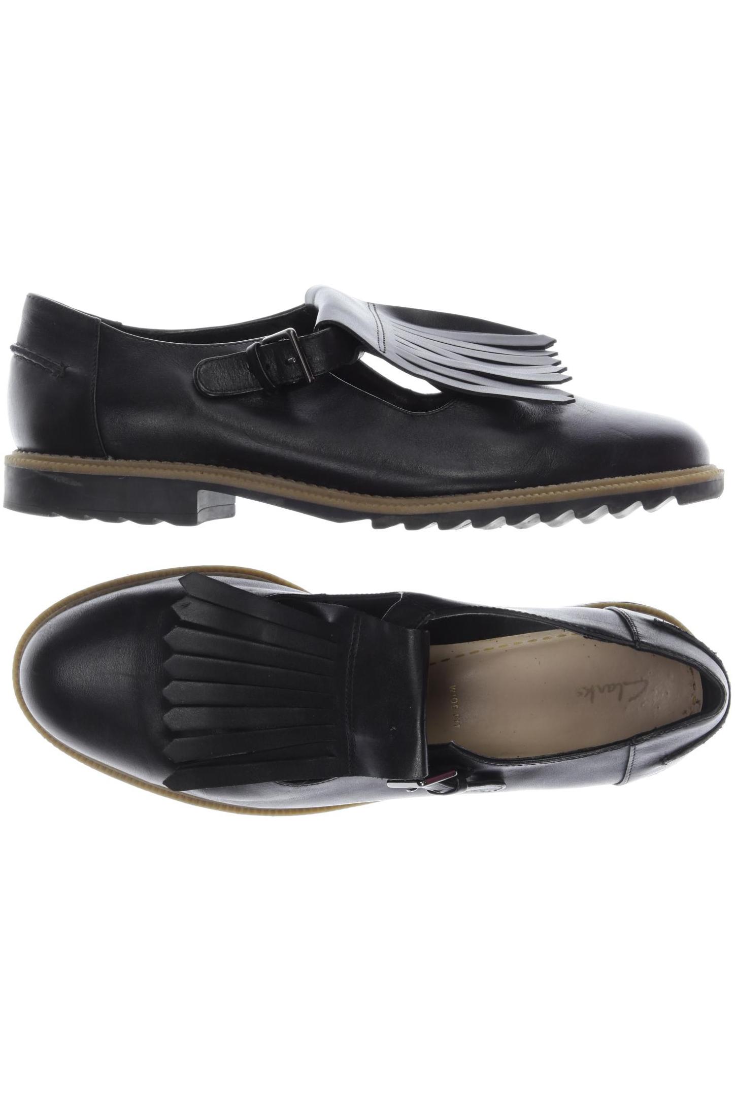 

Clarks Damen Halbschuh, schwarz, Gr. 41.5