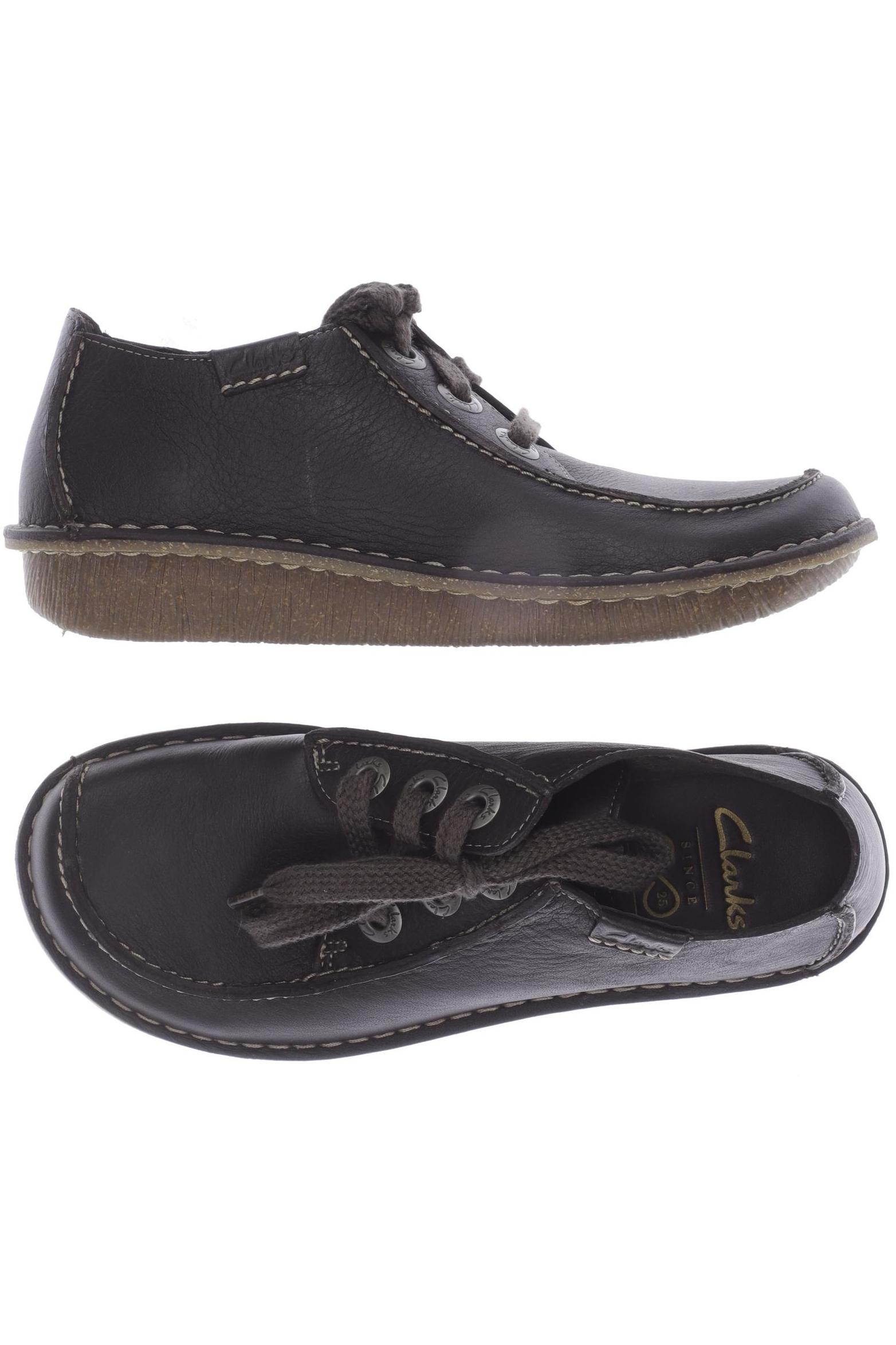 

Clarks Damen Halbschuh, braun, Gr. 5