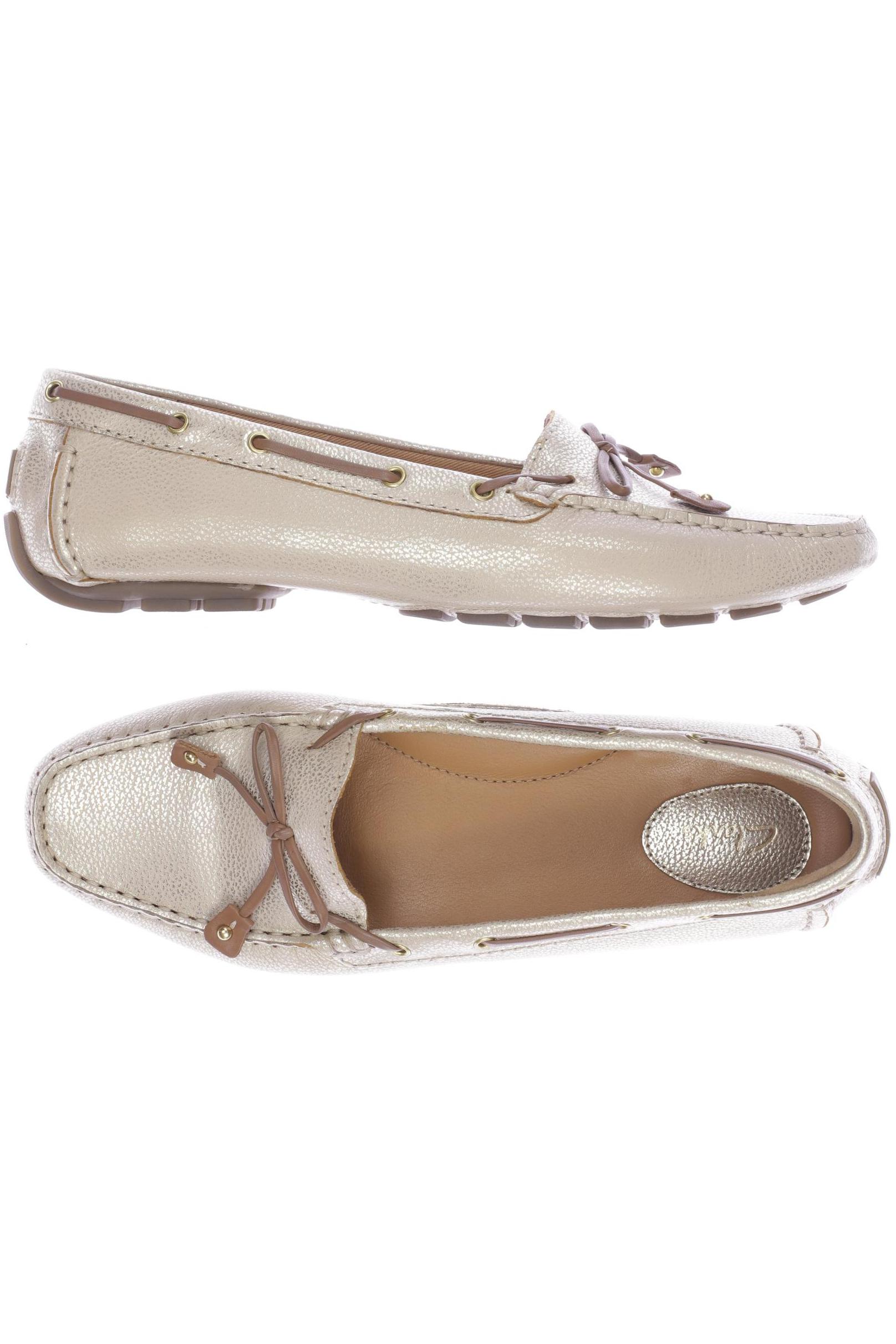 

Clarks Damen Halbschuh, gold