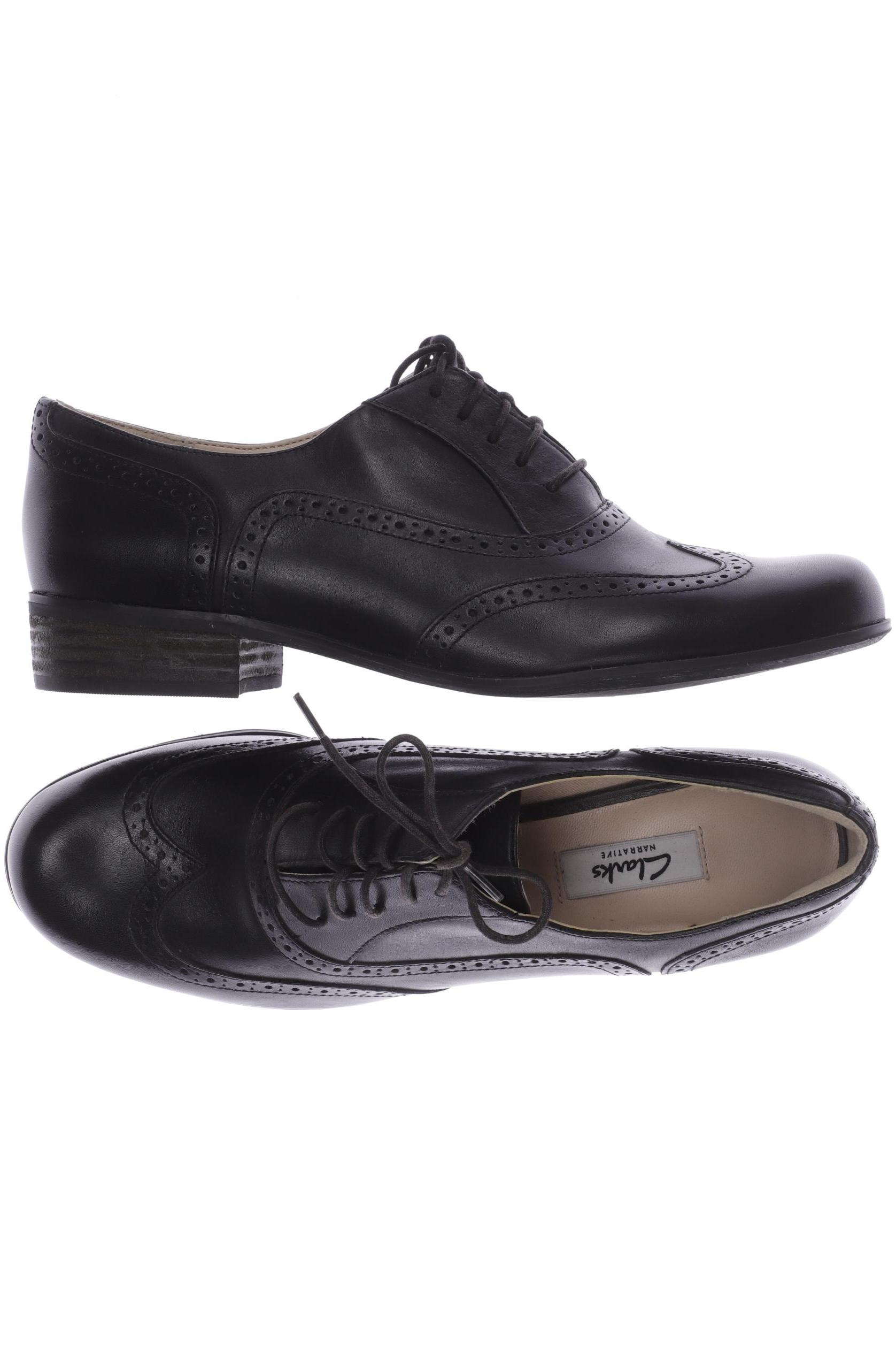 

Clarks Damen Halbschuh, schwarz, Gr. 41.5
