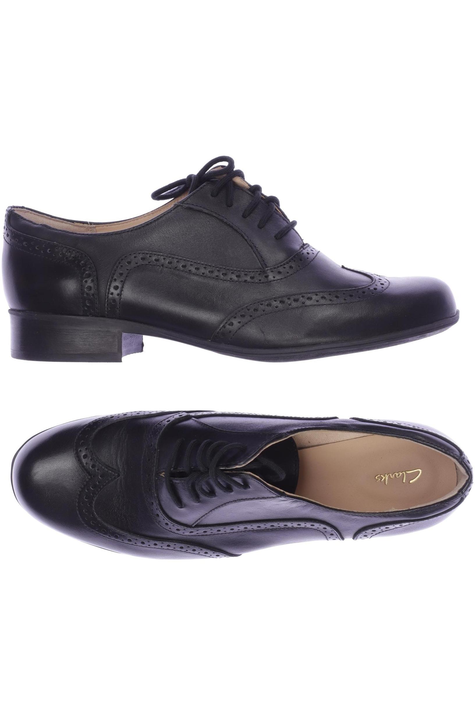 

Clarks Damen Halbschuh, schwarz, Gr. 42