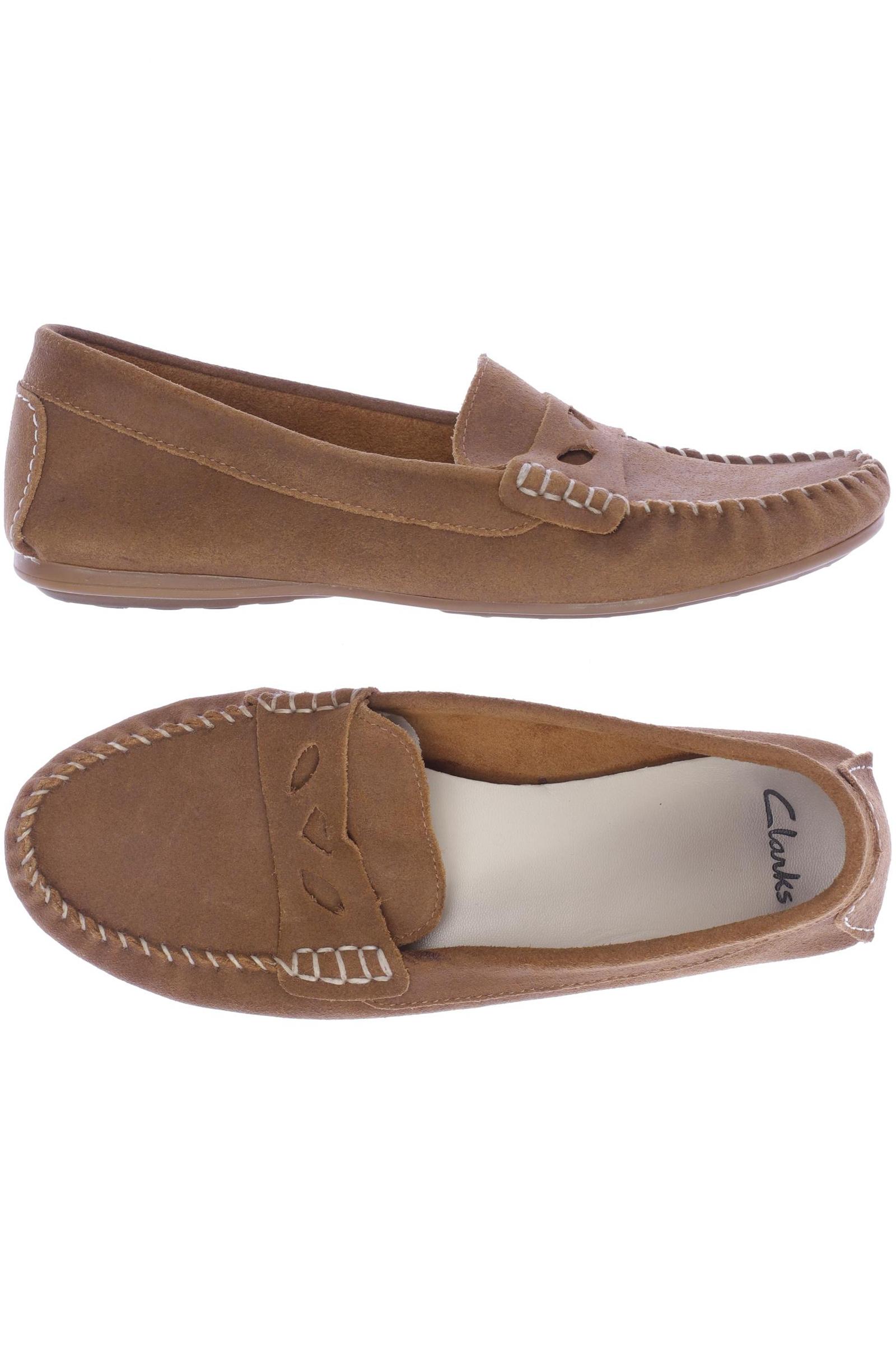 

Clarks Damen Halbschuh, braun, Gr. 39