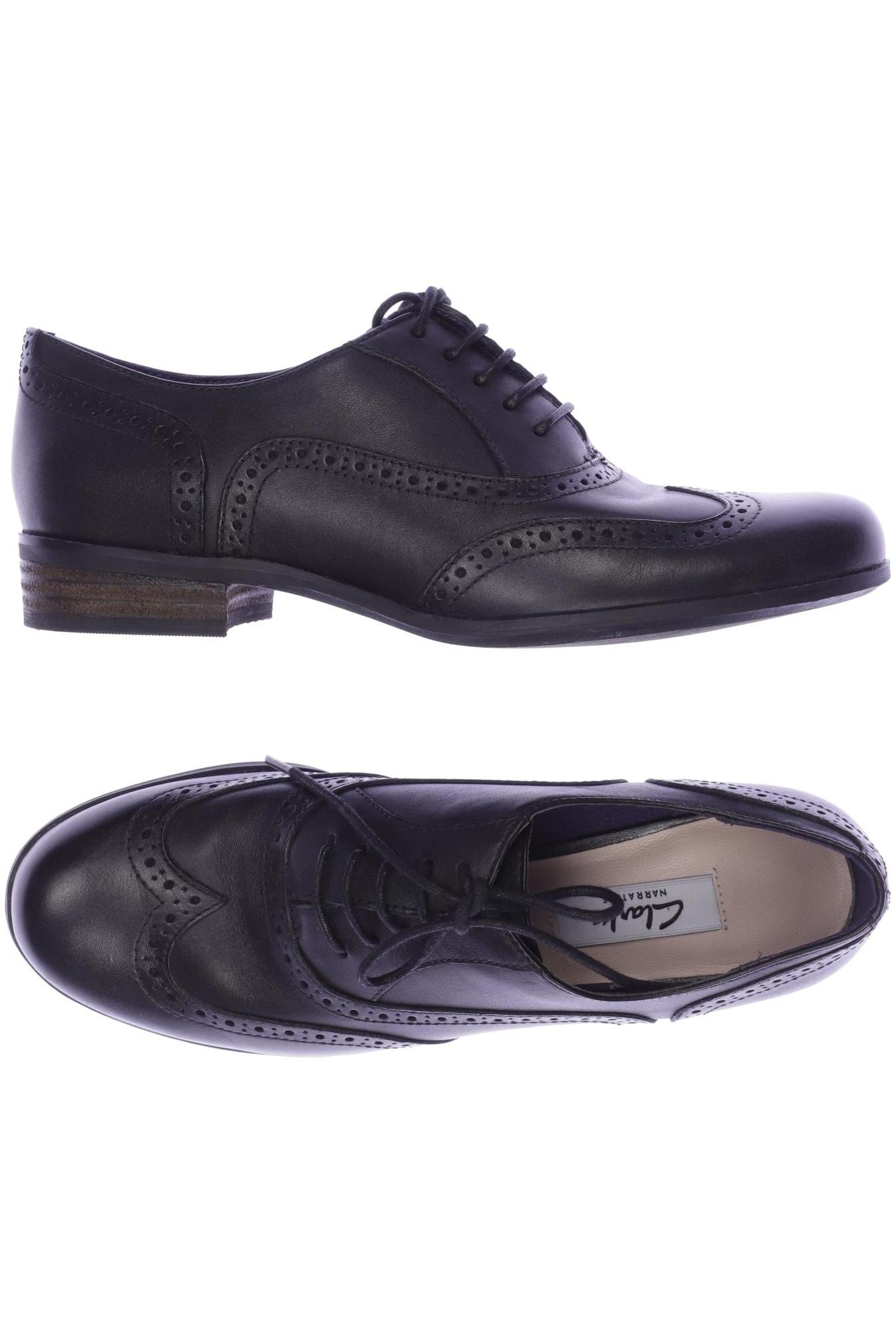 

Clarks Damen Halbschuh, schwarz, Gr. 3.5