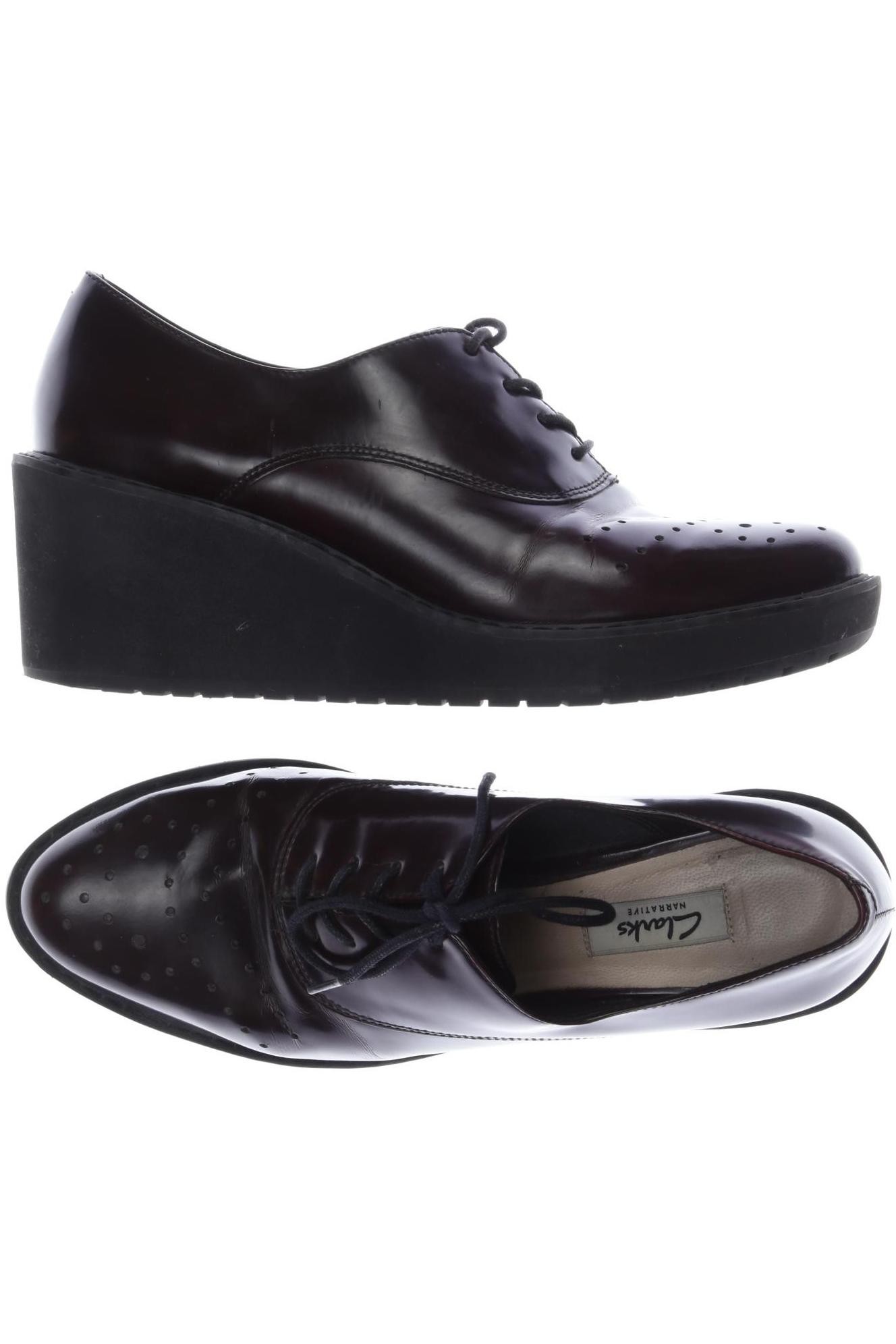 

Clarks Damen Halbschuh, bordeaux, Gr. 7