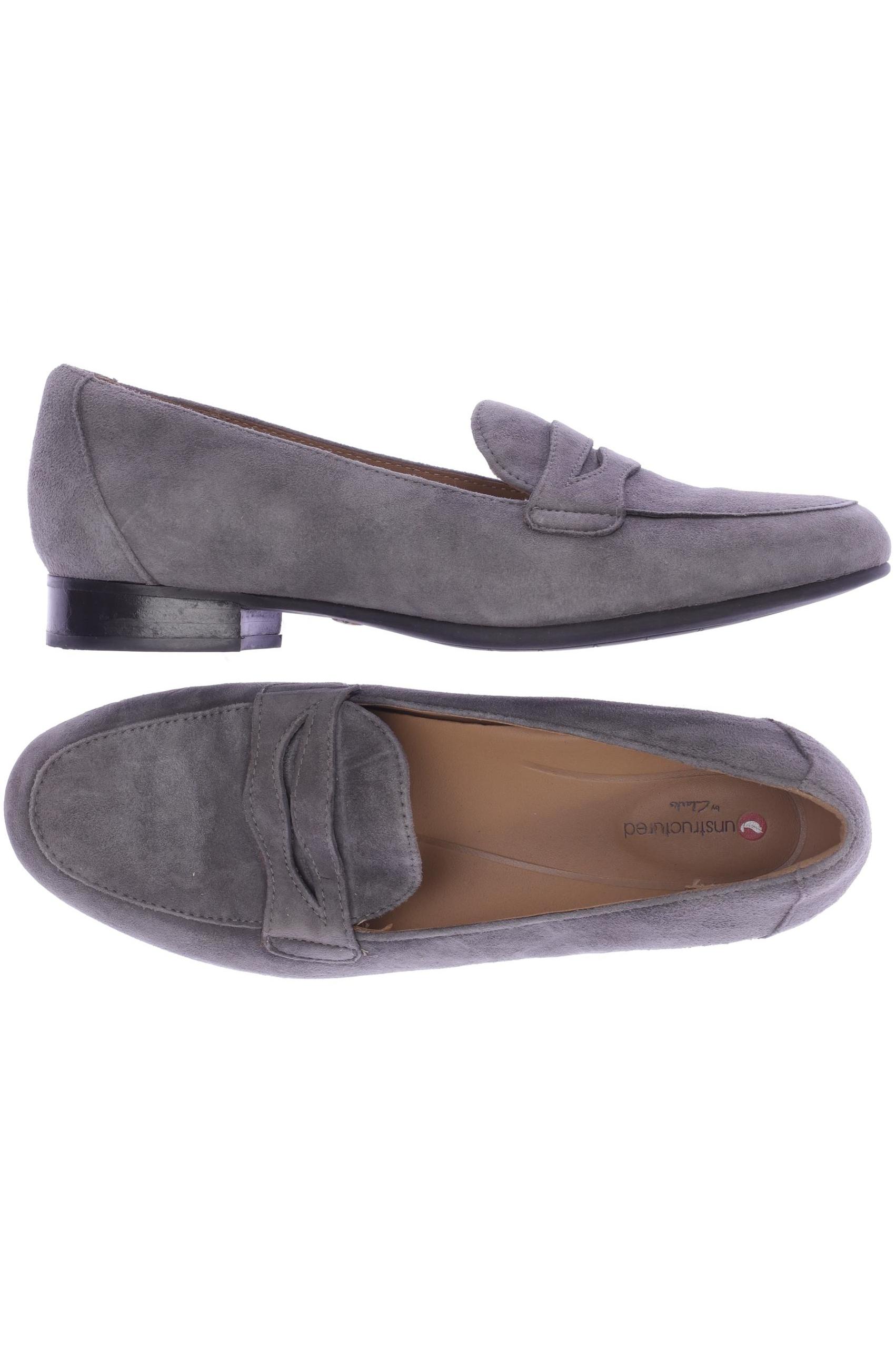 

Clarks Damen Halbschuh, grau, Gr. 37.5