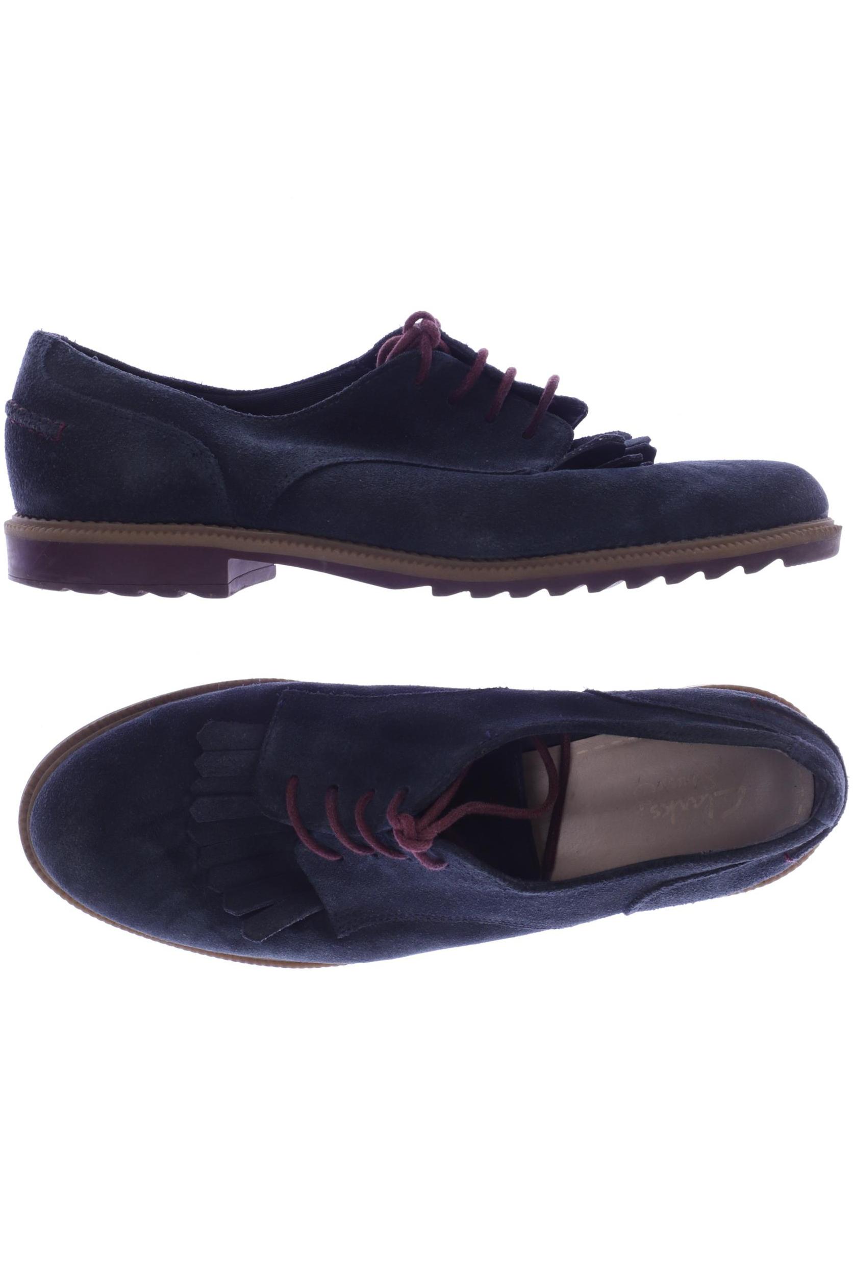 

Clarks Damen Halbschuh, grün, Gr. 6.5