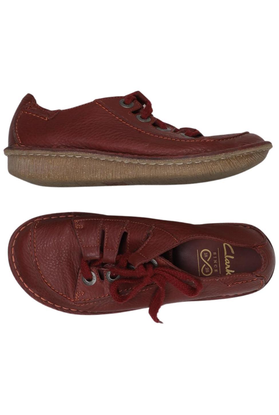 

Clarks Damen Halbschuh, rot, Gr. 40