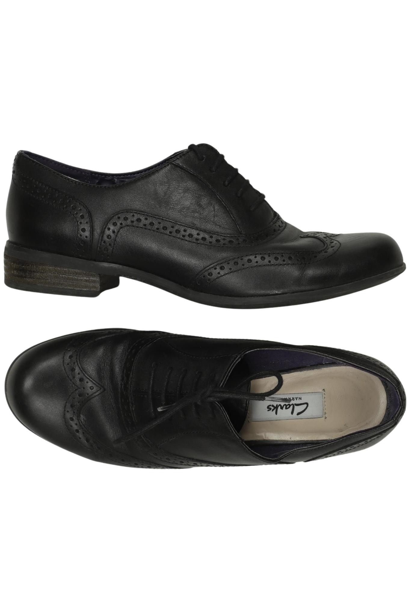 

Clarks Damen Halbschuh, schwarz, Gr. 4.5