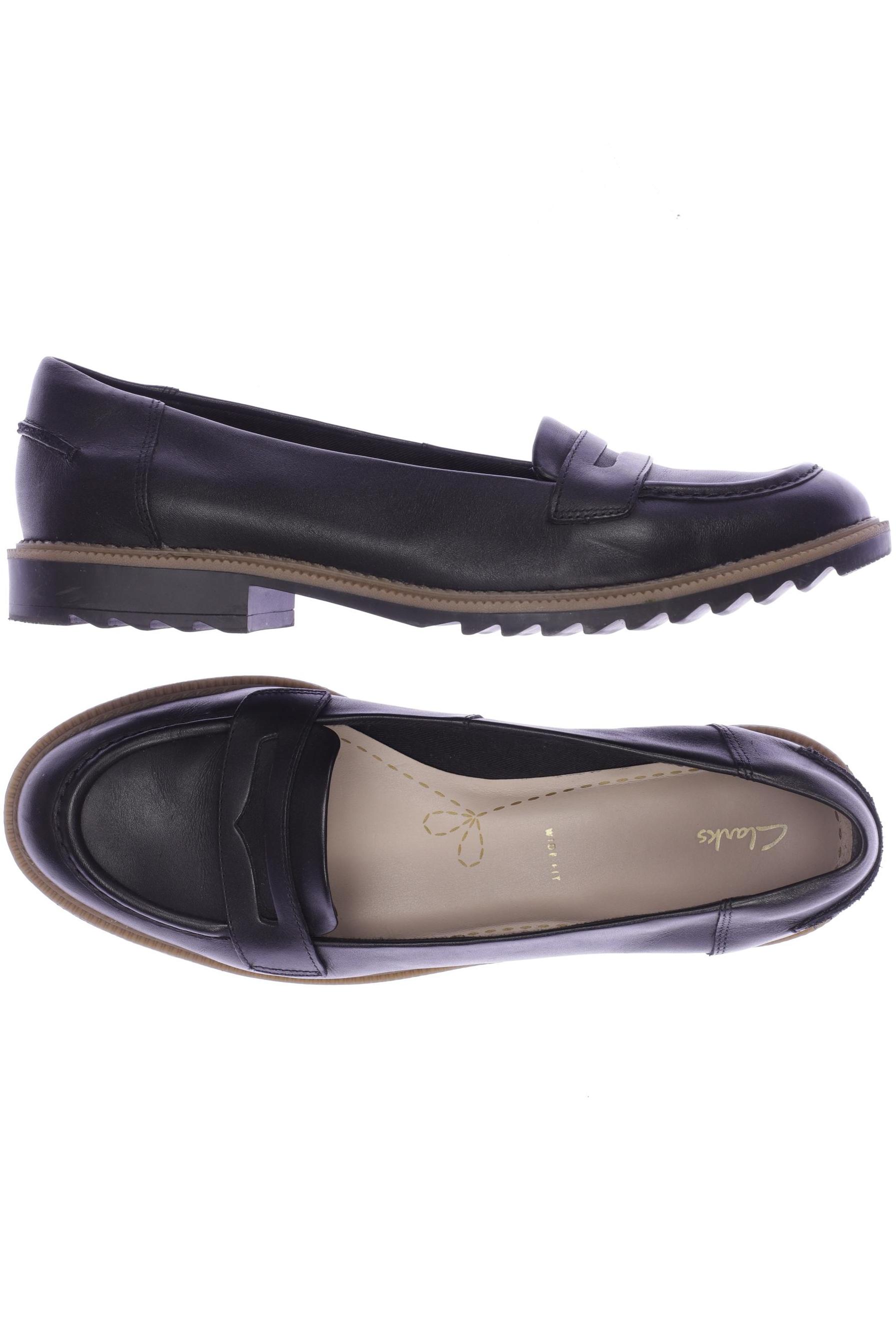 

Clarks Damen Halbschuh, schwarz, Gr. 42