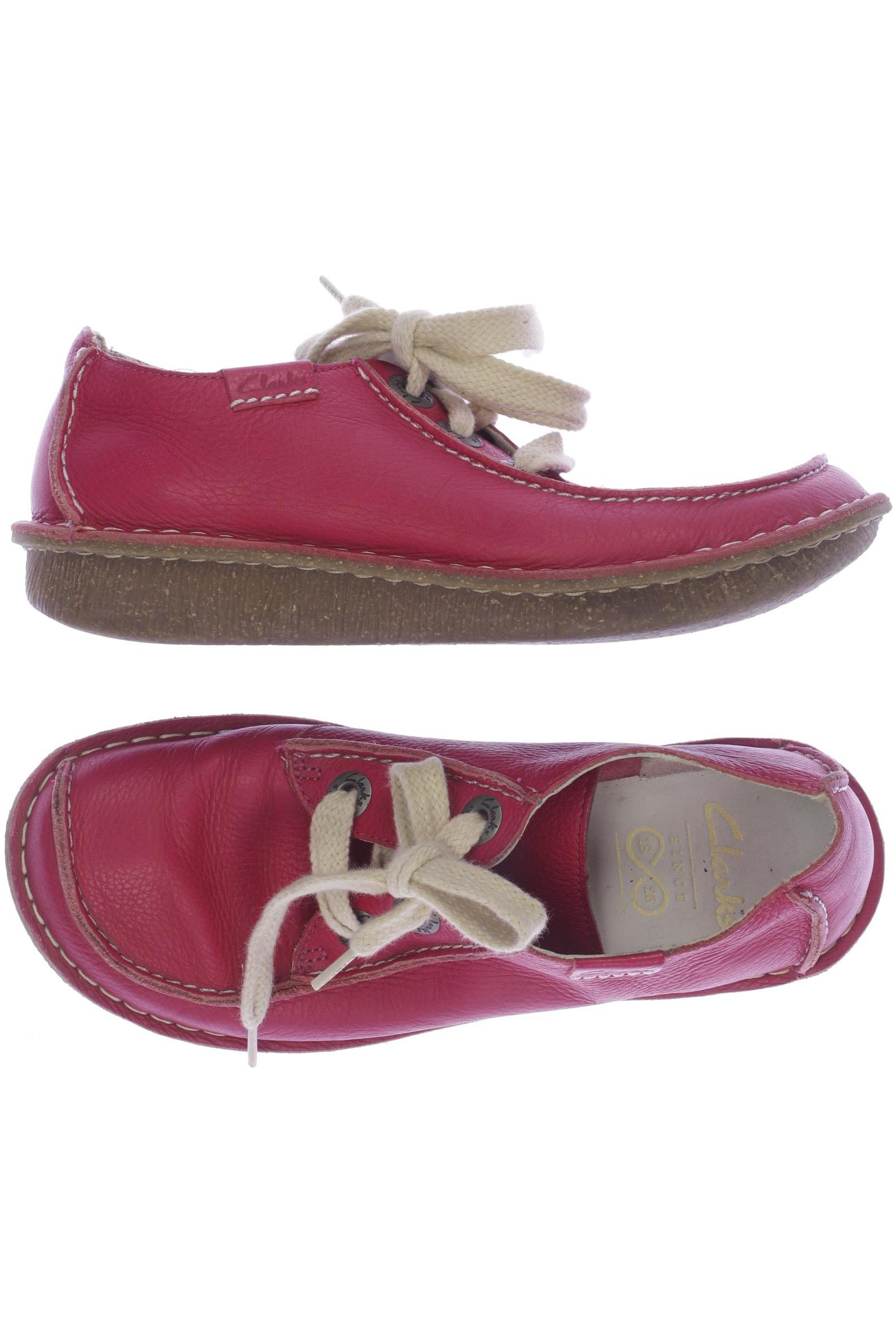 

Clarks Damen Halbschuh, pink, Gr. 5