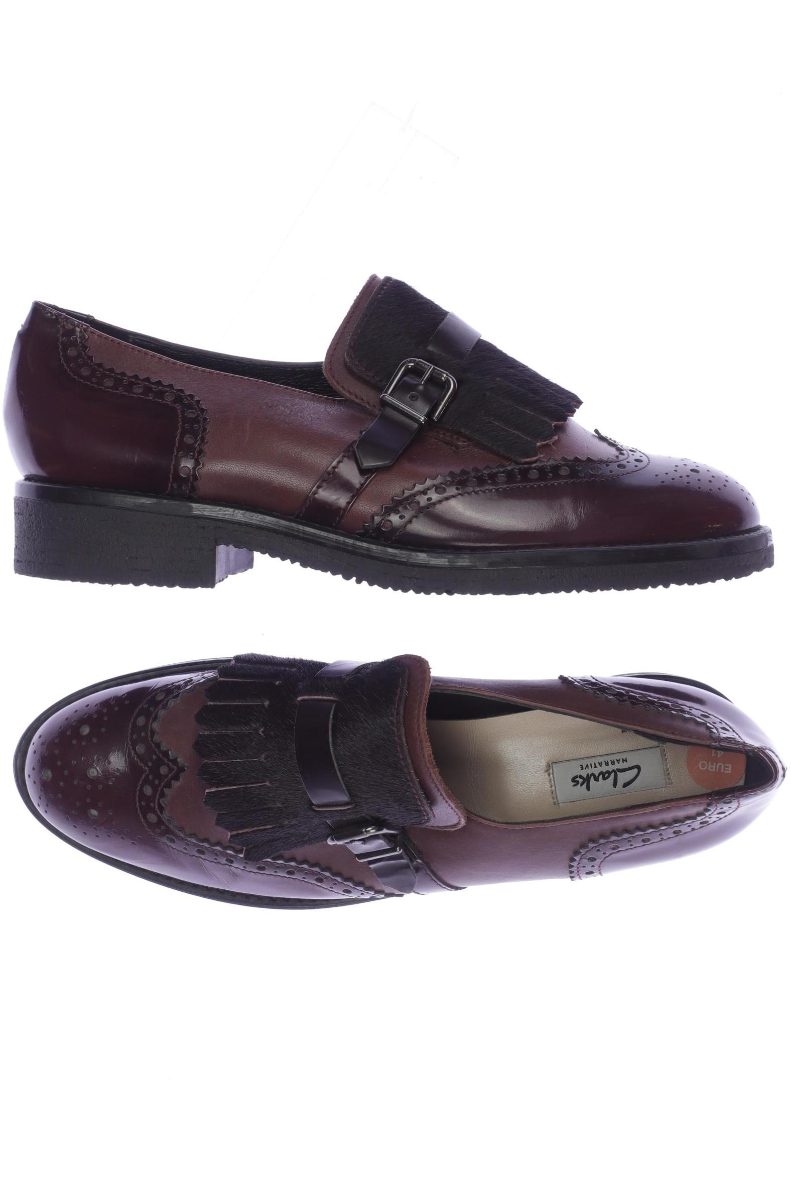 

Clarks Damen Halbschuh, bordeaux, Gr. 7