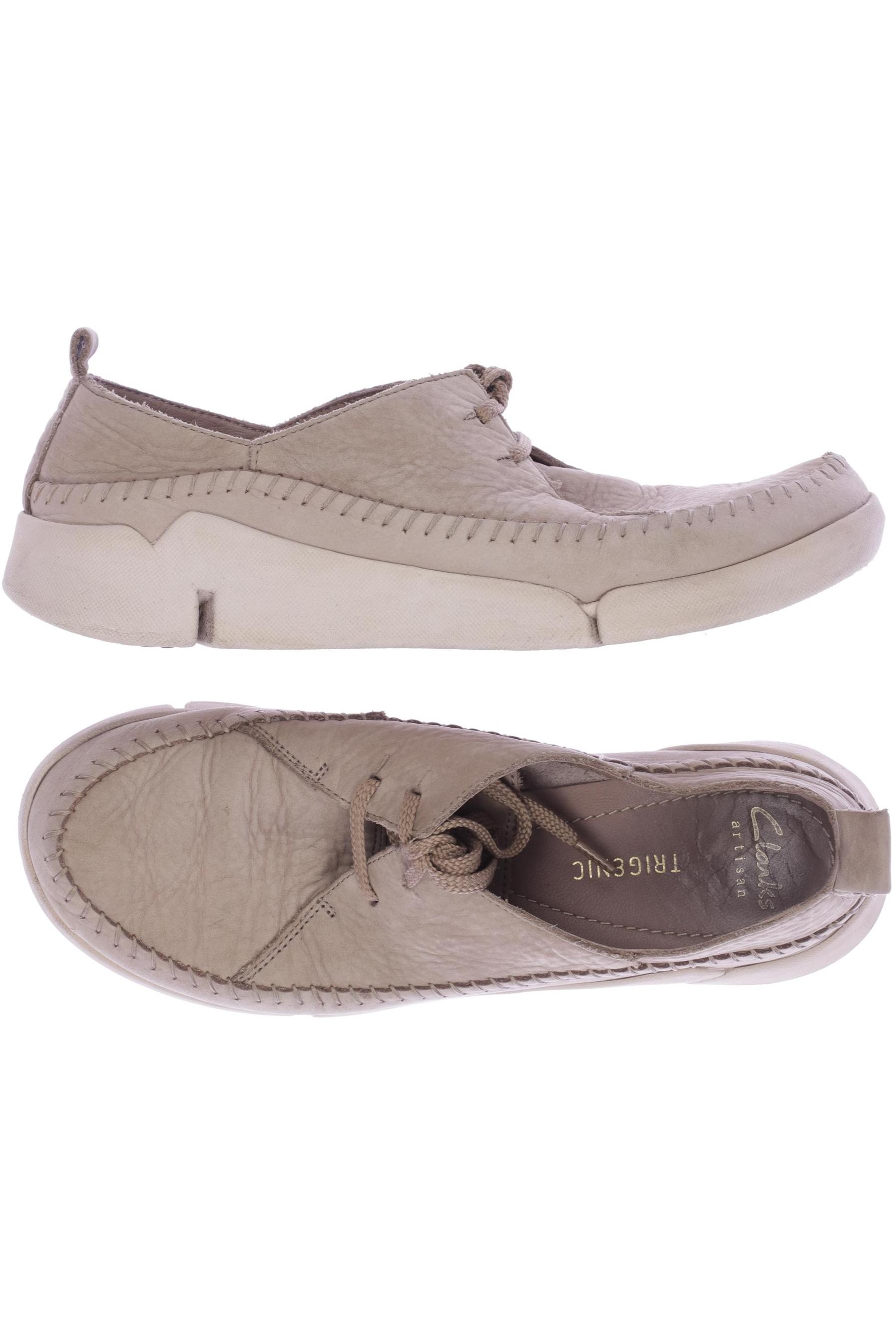 

Clarks Damen Halbschuh, beige, Gr. 41
