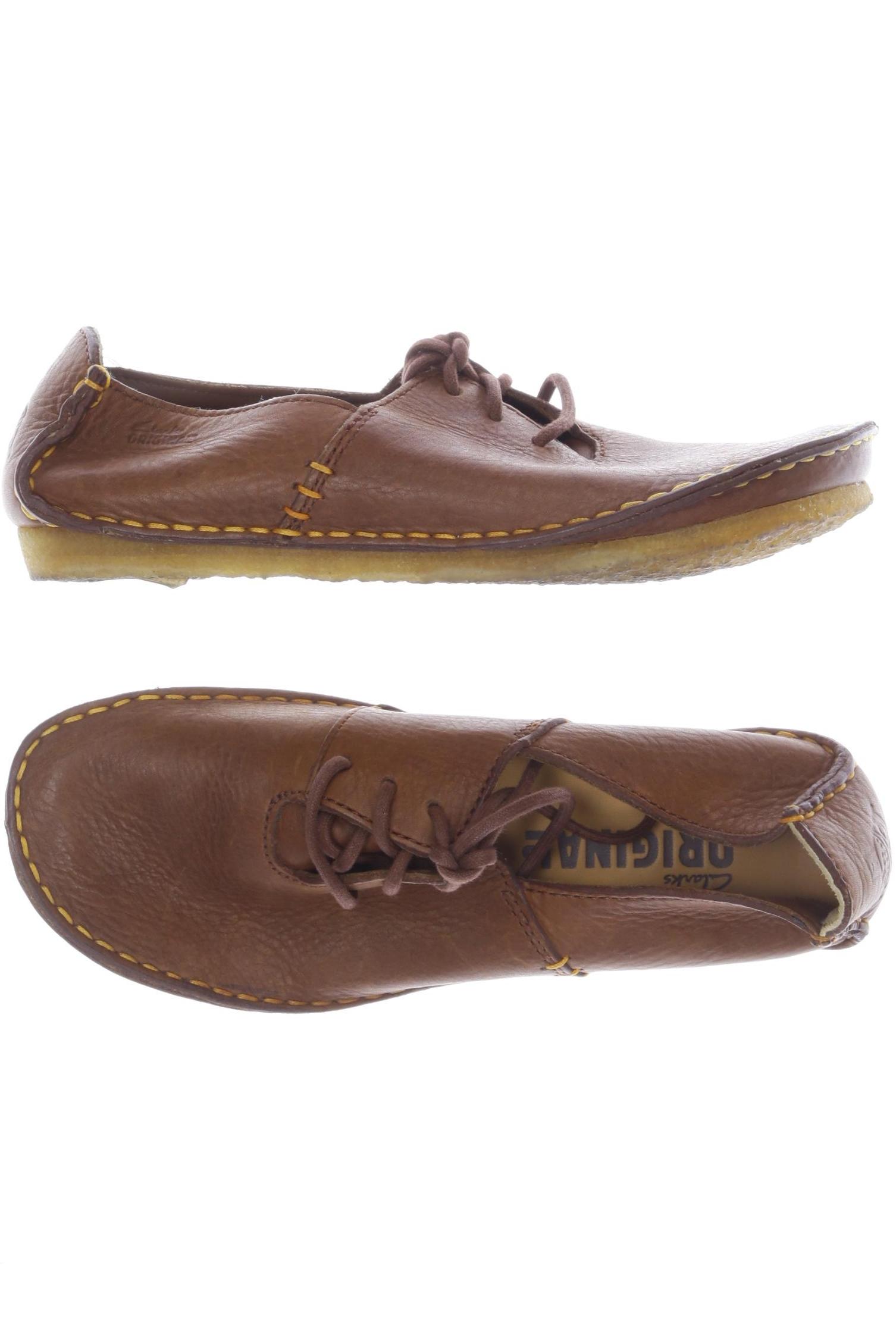 

Clarks Damen Halbschuh, braun, Gr. 4