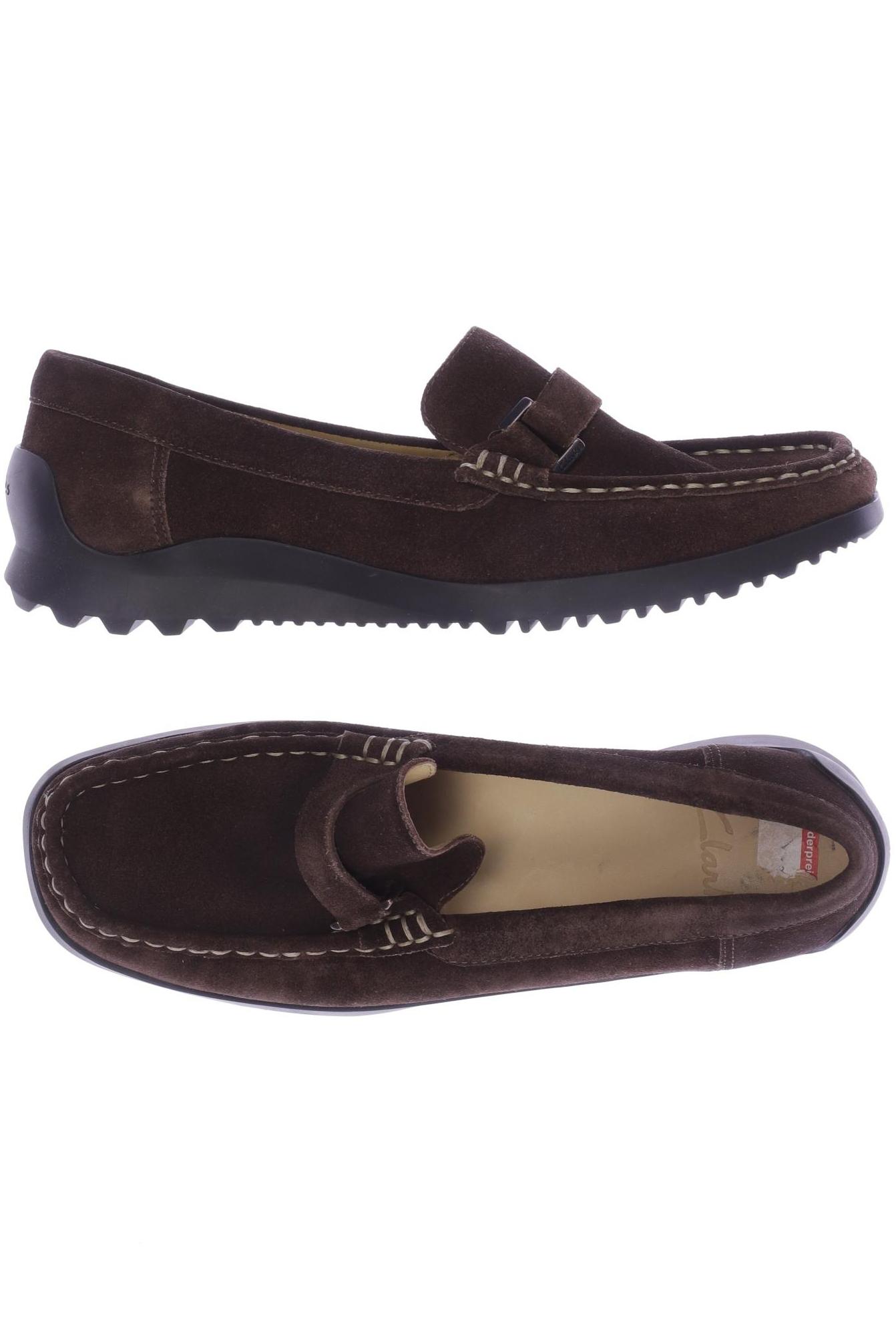 

Clarks Damen Halbschuh, braun, Gr. 5
