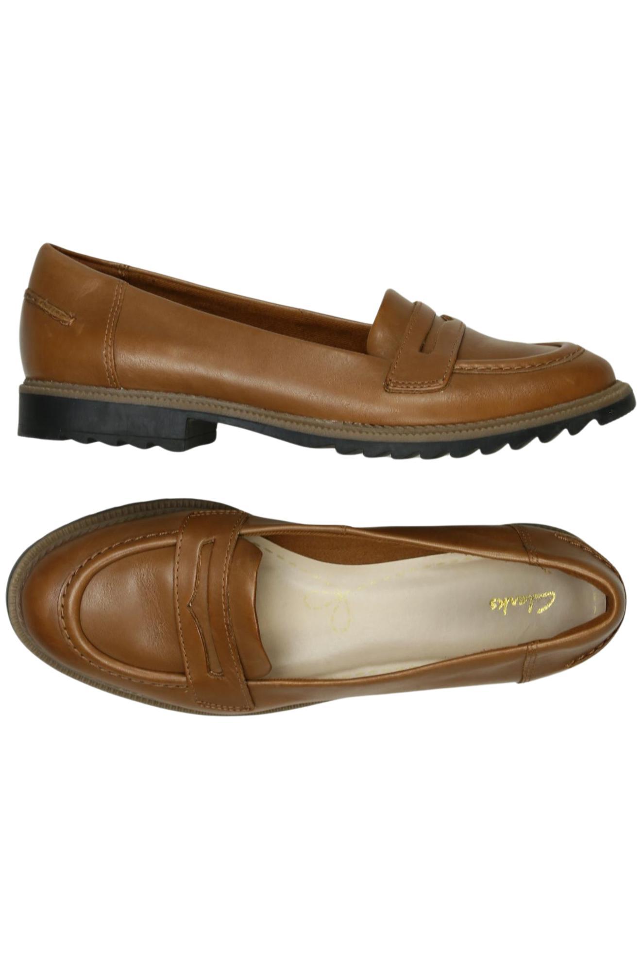 

Clarks Damen Halbschuh, braun, Gr. 39