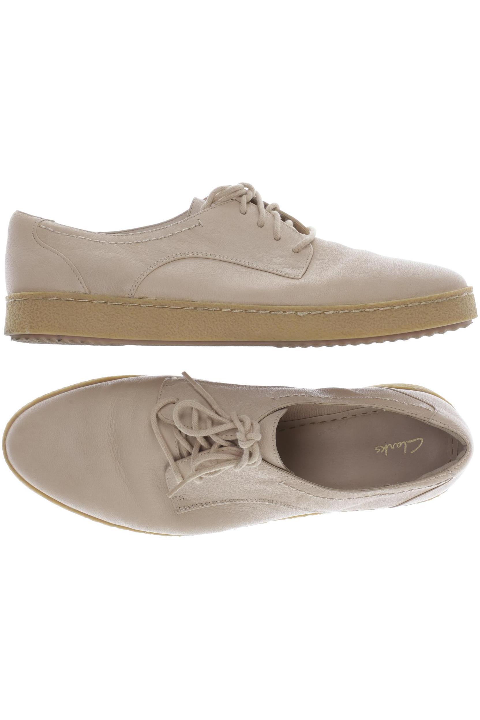 

Clarks Damen Halbschuh, beige, Gr. 40